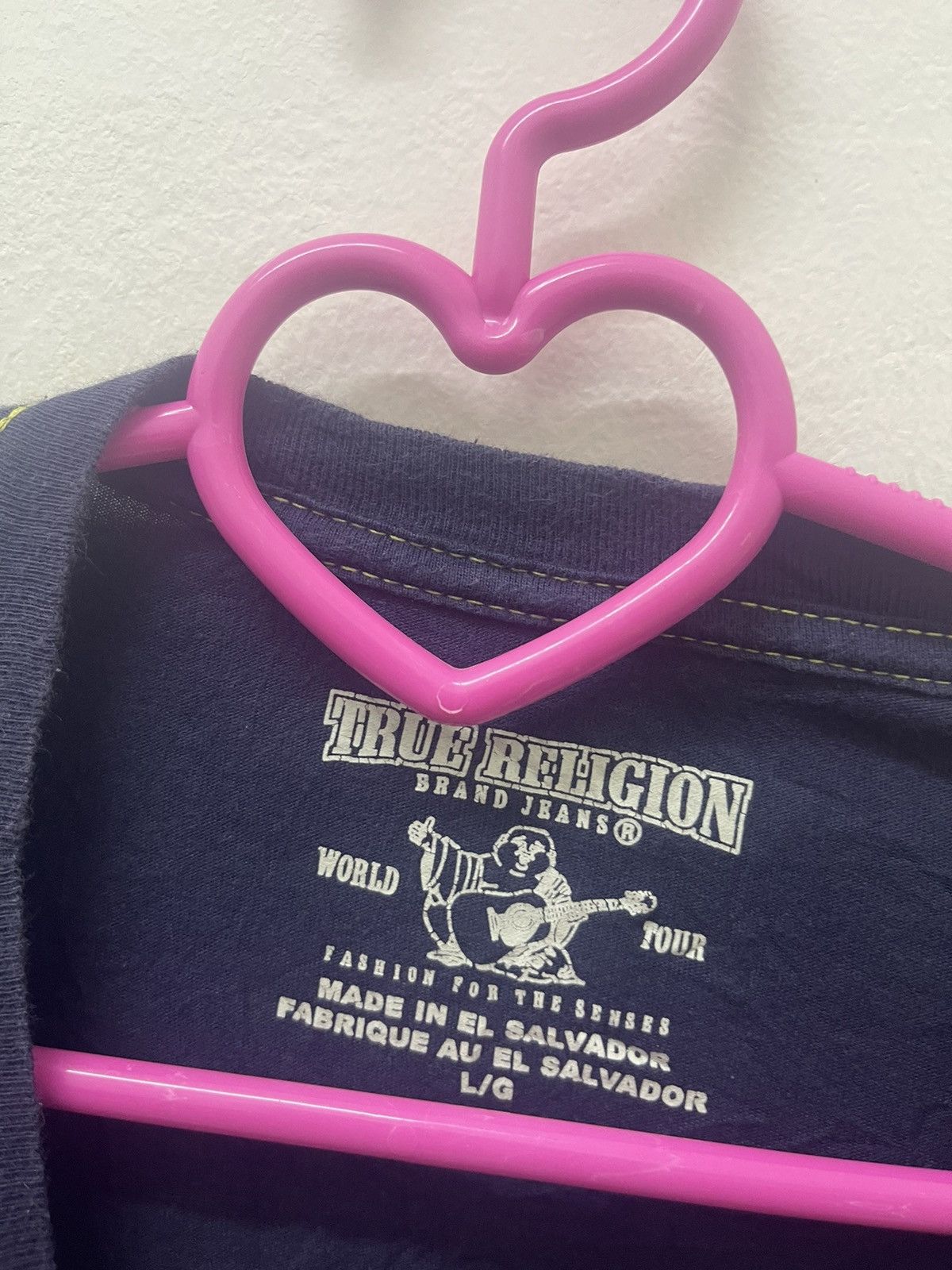 True Religion Rare TRUE RELIGION Spell Out Big Logo Size US L / EU 52-54 / 3 - 4 Thumbnail