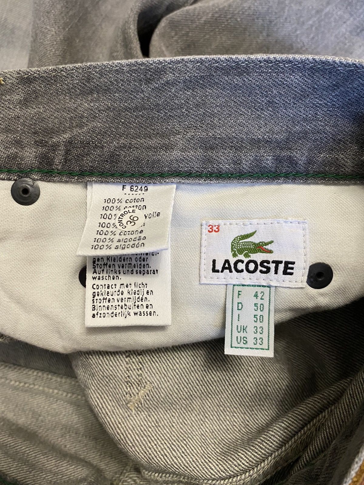 Lacoste Vintage Lacoste Jeans Size US 33 - 10 Thumbnail