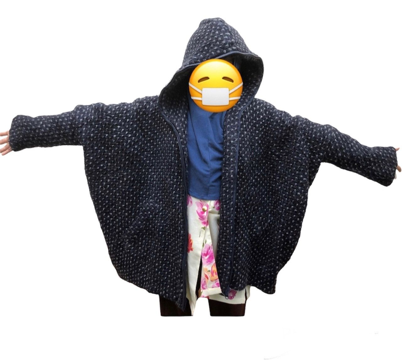 Issey Miyake ❌DELETE TODAY🔥 🦇 Issey .Miyake BAT Hooded Jacket Wool Size US M / EU 48-50 / 2 - 2 Thumbnail