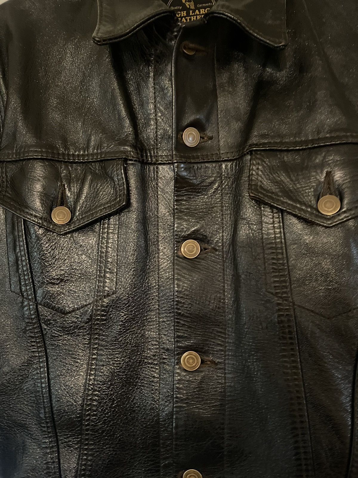 Fine Creek High Large Leathers Broken Arrow type 3 Horsehide Jacket Size US M / EU 48-50 / 2 - 7 Thumbnail