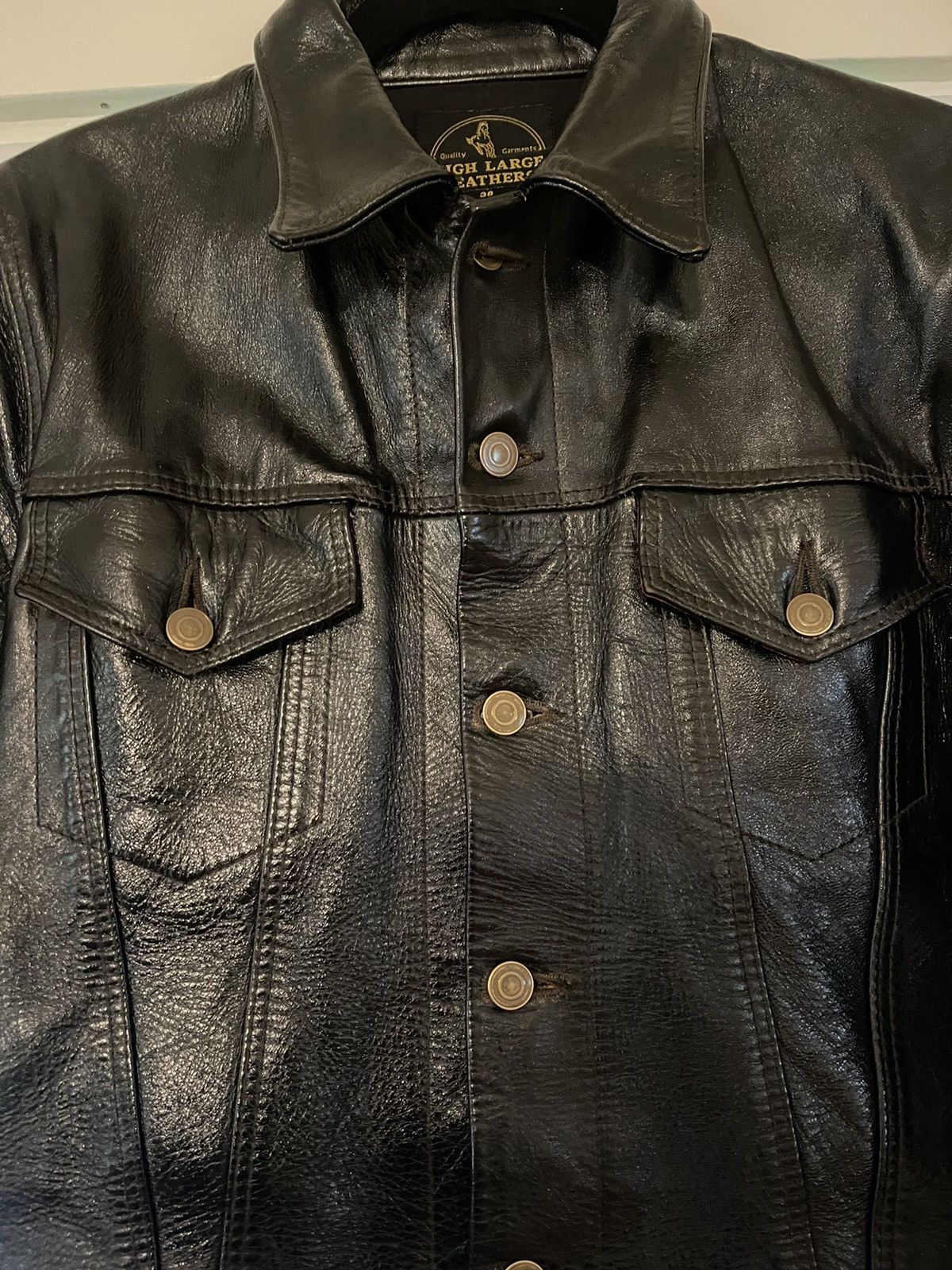 Fine Creek High Large Leathers Broken Arrow type 3 Horsehide Jacket Size US M / EU 48-50 / 2 - 6 Thumbnail