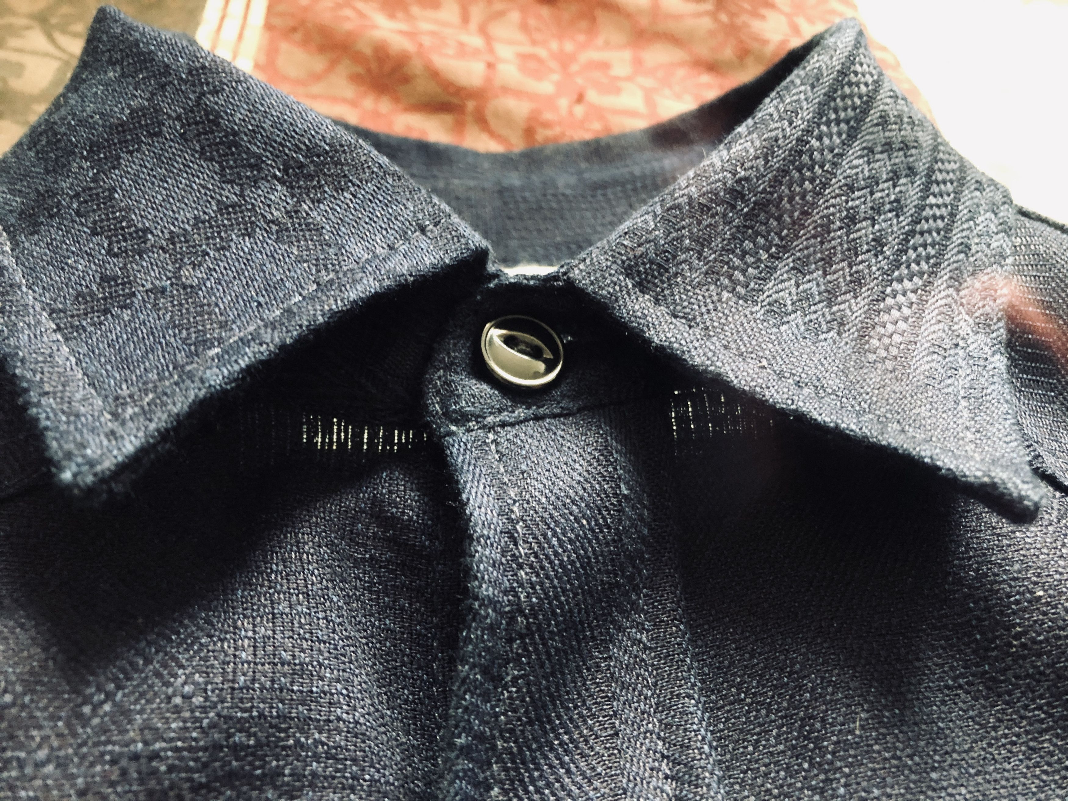 Rogue Territory Rogue Territory Indigo Patchwork Western Denim Shirt Size US S / EU 44-46 / 1 - 6 Thumbnail