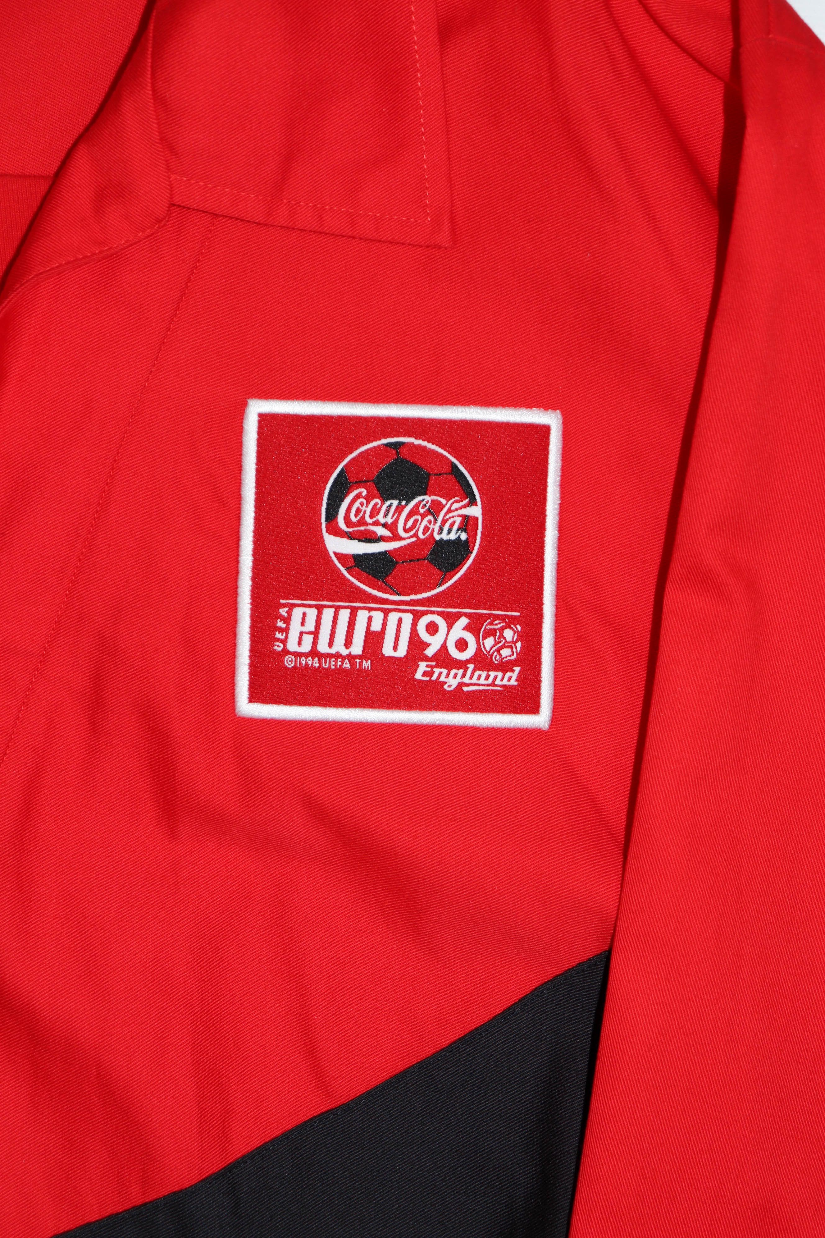 Umbro Umbro Coca-Cola Euro 1996 England Vintage UEFA Split Jacket Size US XL / EU 56 / 4 - 9 Thumbnail