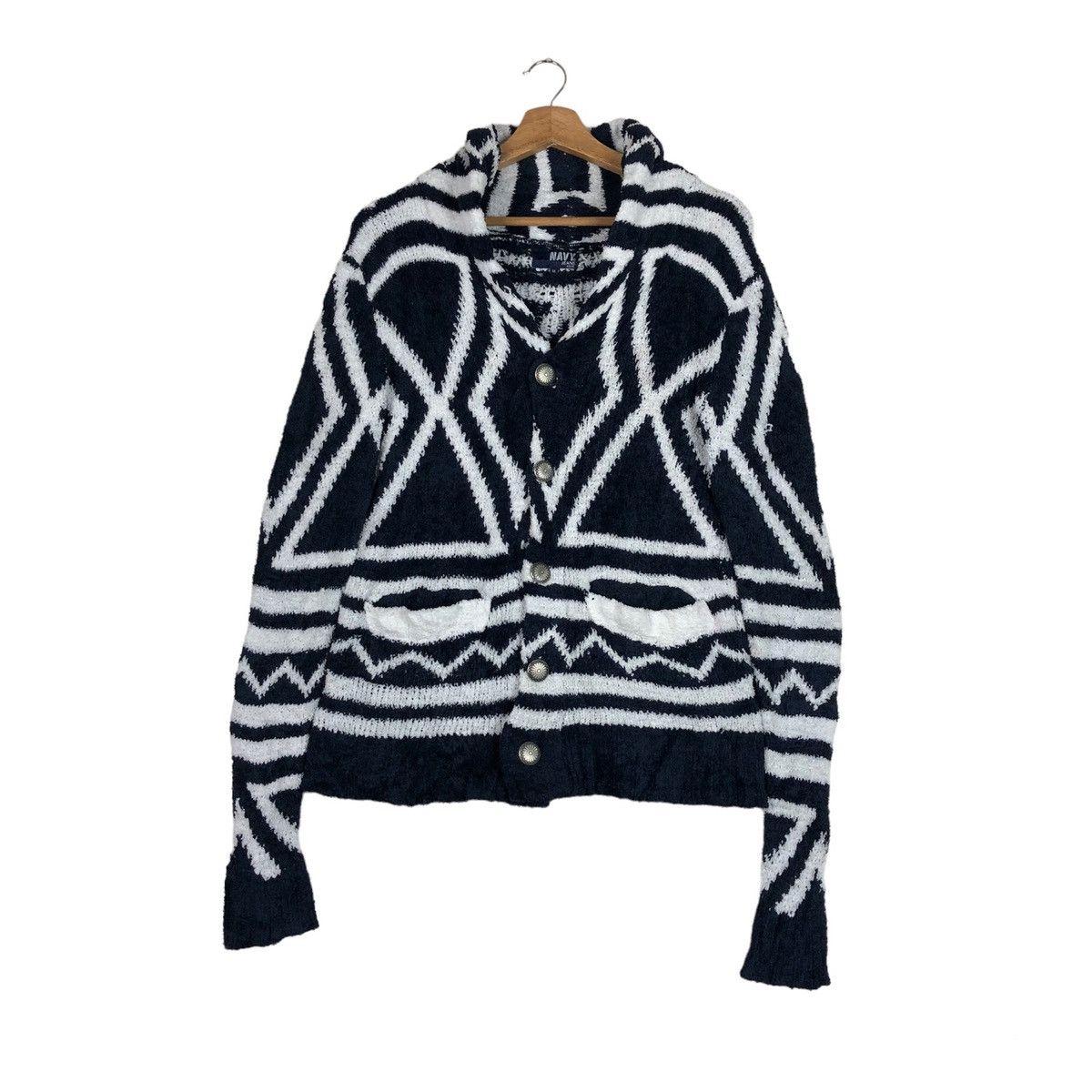 Beauty Beast Japanese Geometry Style Womenswear Knitted Sweater Size M / US 6-8 / IT 42-44 - 1 Thumbnail