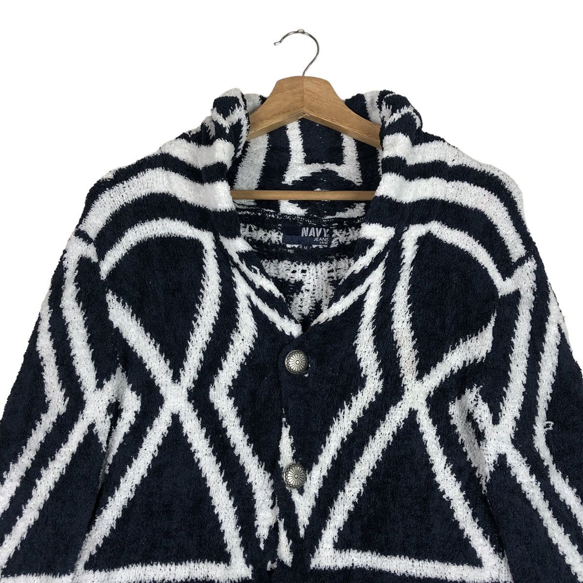 Beauty Beast Japanese Geometry Style Womenswear Knitted Sweater Size M / US 6-8 / IT 42-44 - 2 Thumbnail
