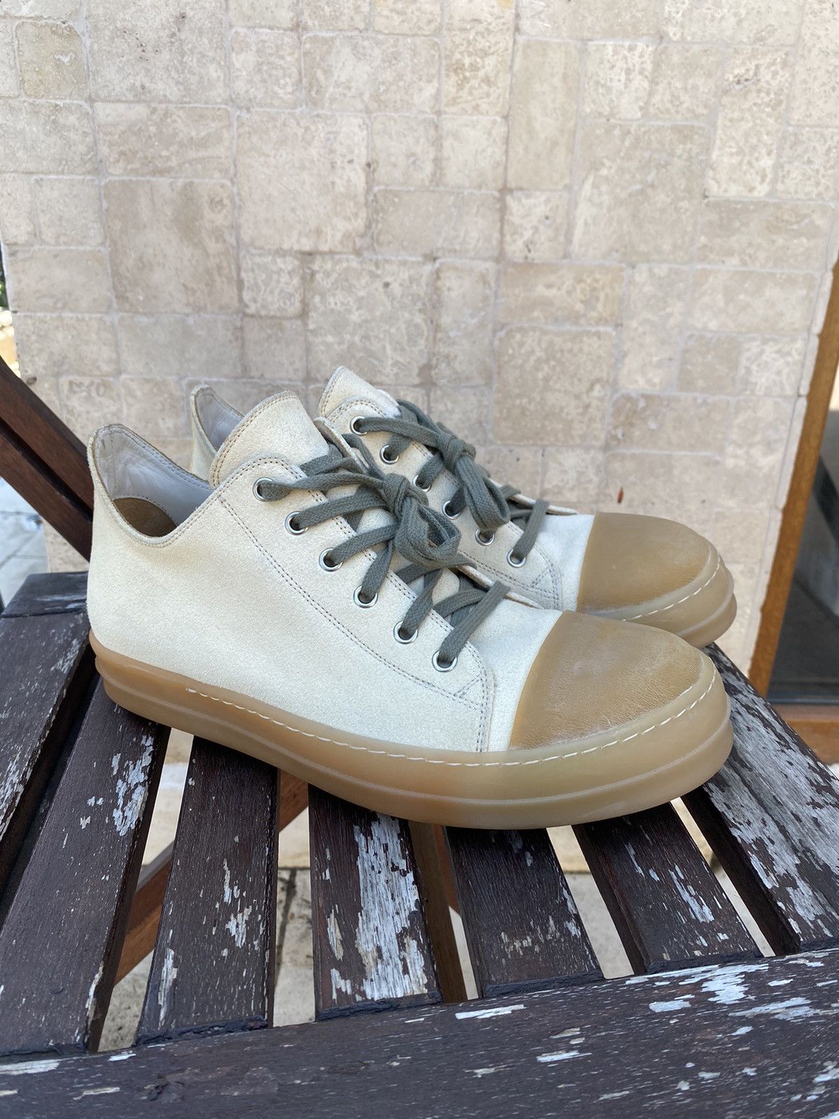 Rick Owens Suede Ramones | Grailed