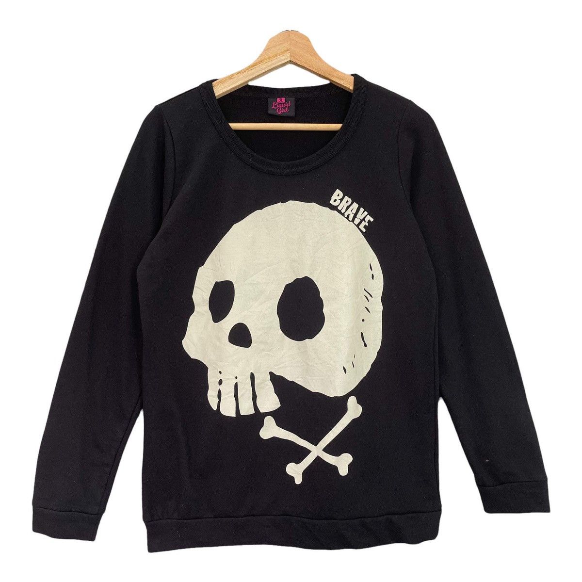 Vintage RIOT💥 Skull Crewneck Sweatshirt Size S Size US S / EU 44-46 / 1 - 1 Thumbnail