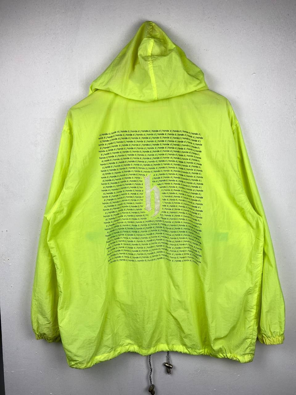 Japanese Brand vintage dj honda half zipper anorak jacket nice design Size US XXL / EU 58 / 5 - 9 Thumbnail
