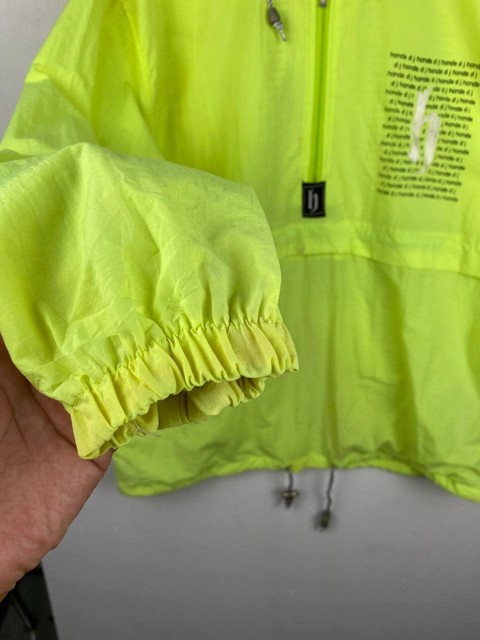 Japanese Brand vintage dj honda half zipper anorak jacket nice design Size US XXL / EU 58 / 5 - 4 Thumbnail