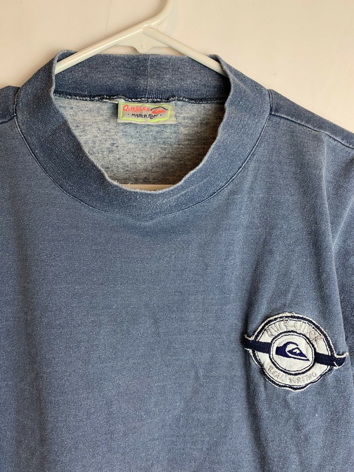Quicksilver Quicksilver Master Plan Vintage Blue Long Sleeve T-Shirt Size US L / EU 52-54 / 3 - 5 Thumbnail