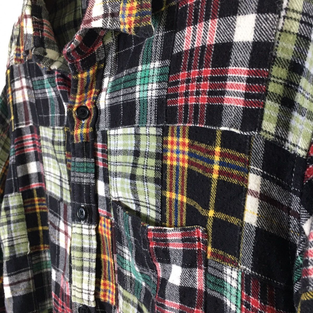 Global Work × Japanese Brand Global Work Patchwork Shirt Size US M / EU 48-50 / 2 - 5 Thumbnail