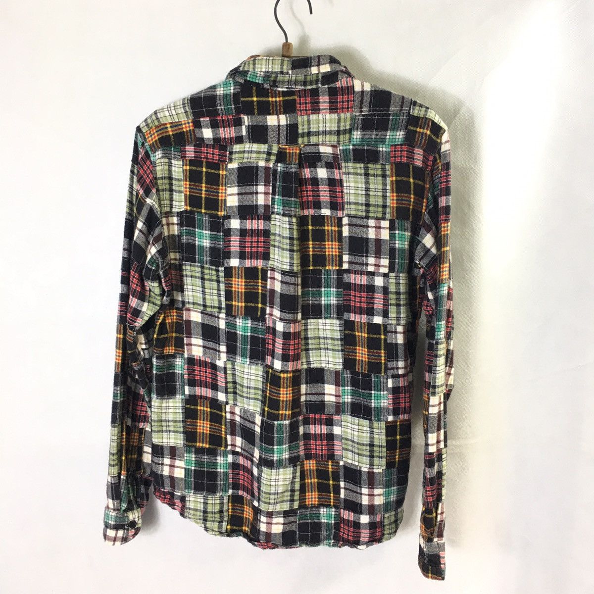 Global Work × Japanese Brand Global Work Patchwork Shirt Size US M / EU 48-50 / 2 - 3 Thumbnail