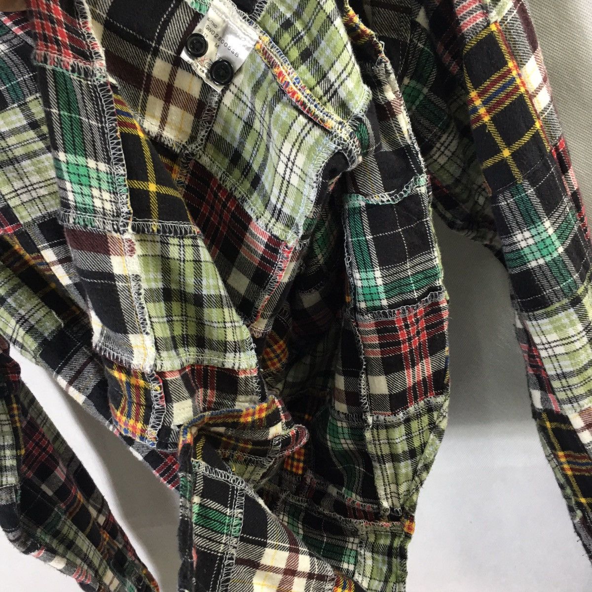 Global Work × Japanese Brand Global Work Patchwork Shirt Size US M / EU 48-50 / 2 - 8 Thumbnail