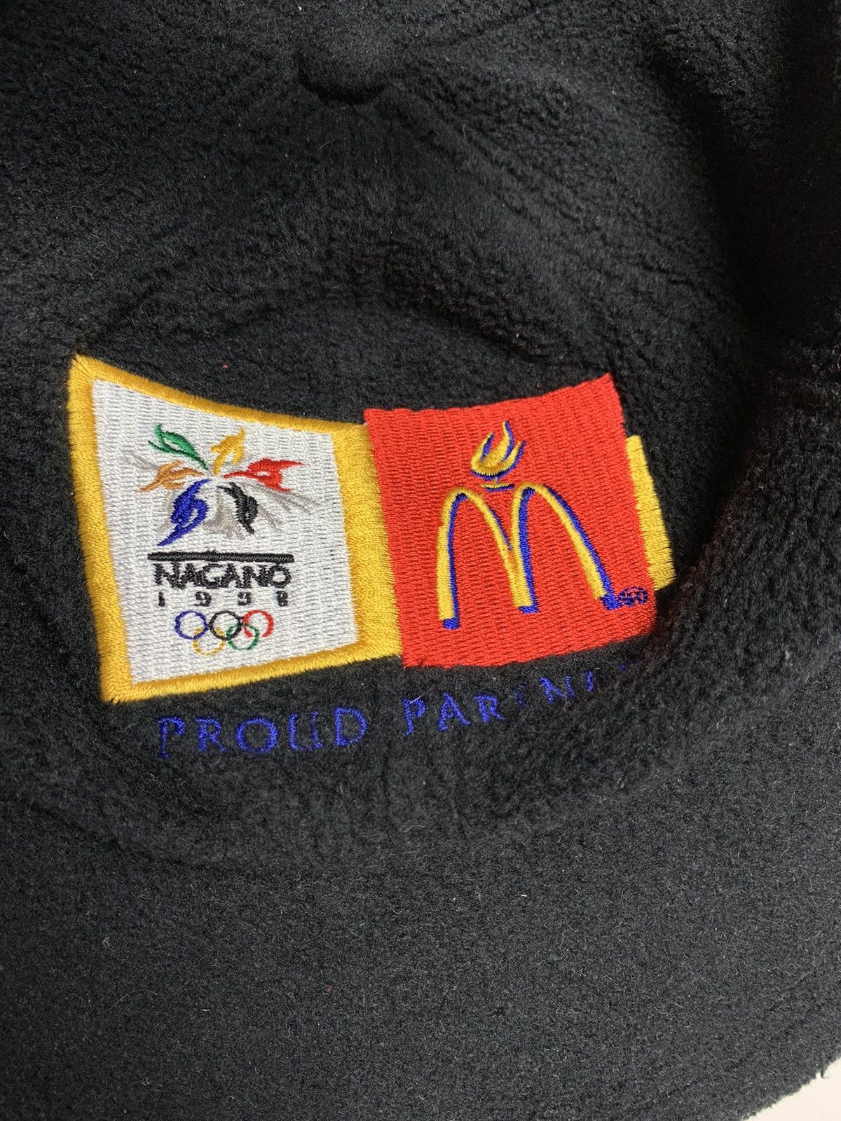 Vintage Two-sided Vintage Fleece Snapback Olympic Nagano 1998 Size ONE SIZE - 9 Thumbnail