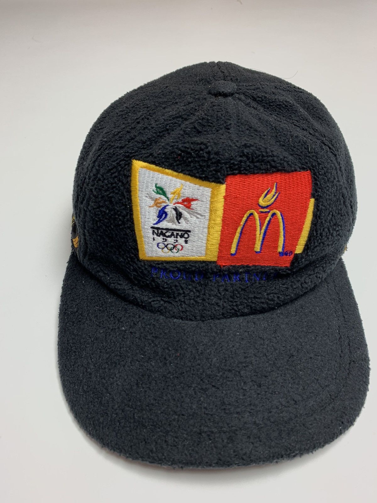 Vintage Two-sided Vintage Fleece Snapback Olympic Nagano 1998 Size ONE SIZE - 3 Thumbnail