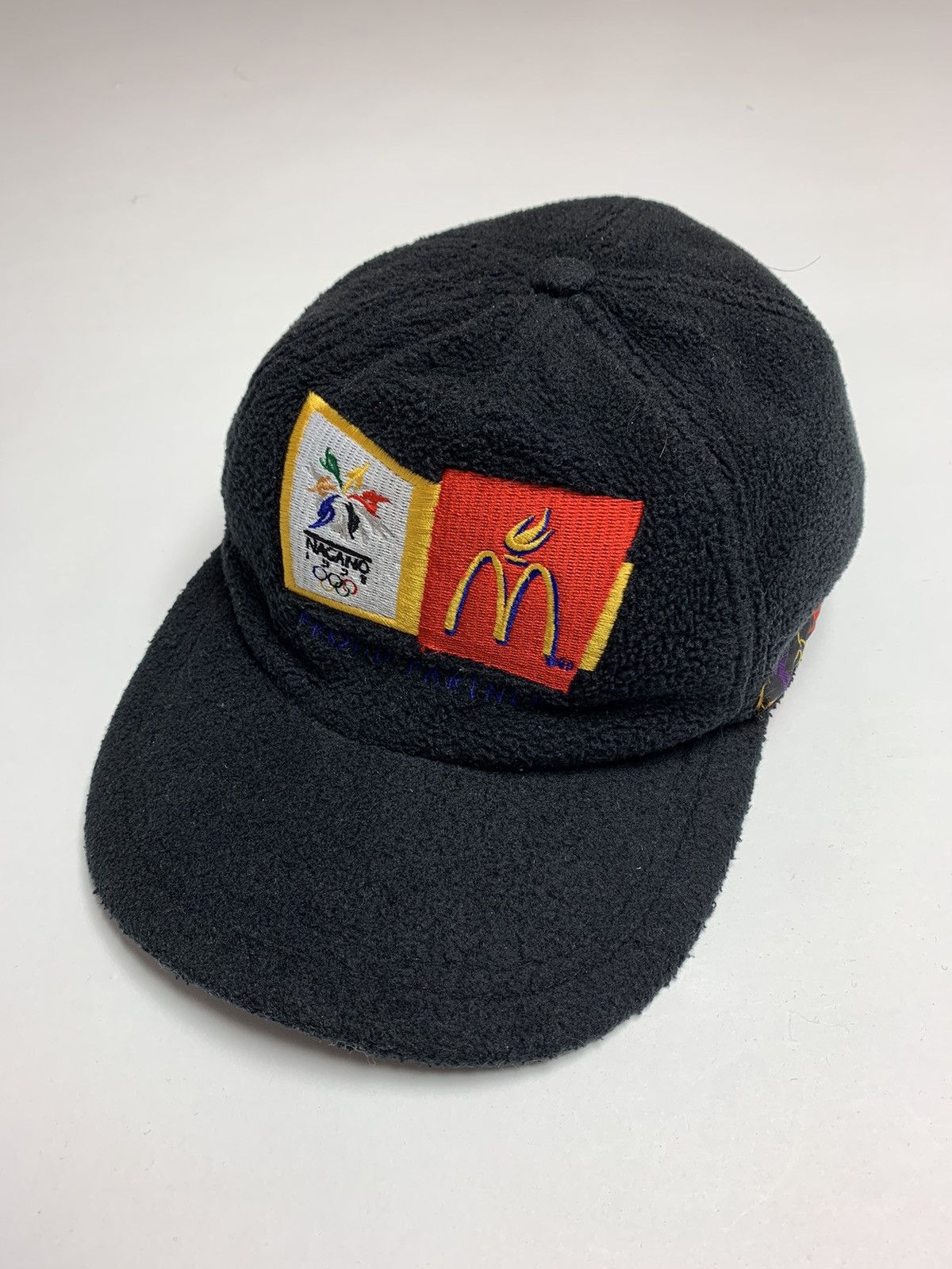 Vintage Two-sided Vintage Fleece Snapback Olympic Nagano 1998 Size ONE SIZE - 2 Thumbnail