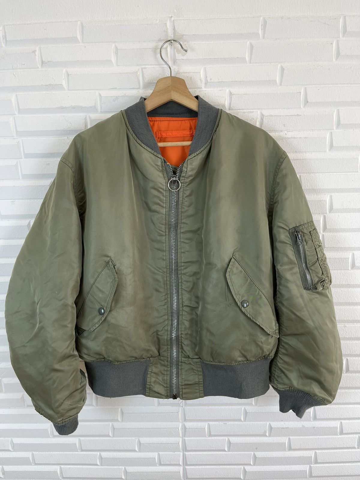 Alpha Industries ✅QUICK SALE🔥MA-1 Bomber Reversible Jacket ALPHA Industries Size US L / EU 52-54 / 3 - 3 Thumbnail