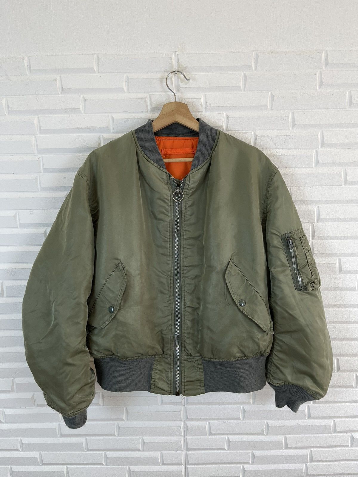 Alpha Industries ✅QUICK SALE🔥MA-1 Bomber Reversible Jacket ALPHA Industries Size US L / EU 52-54 / 3 - 2 Thumbnail