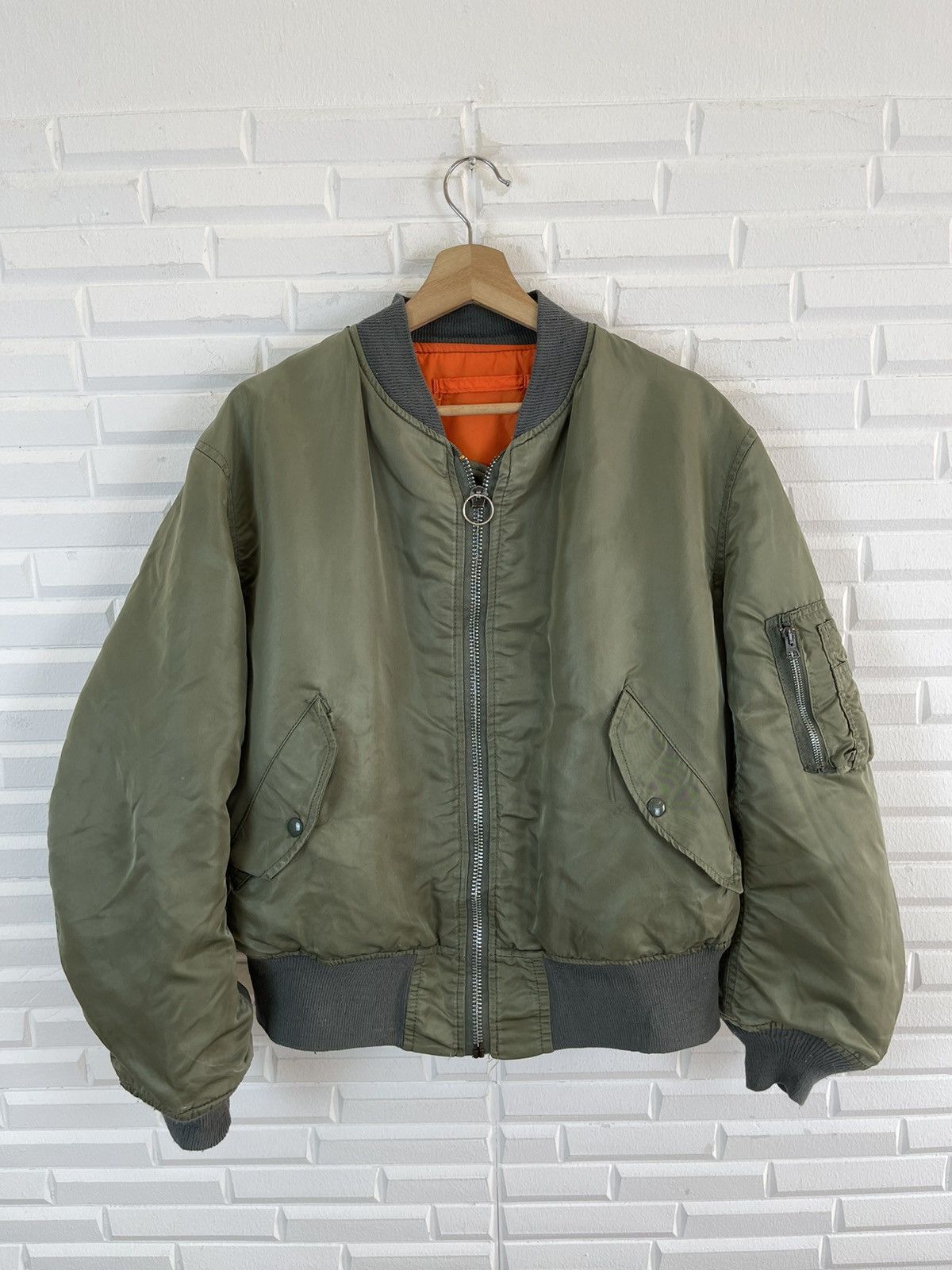 Alpha Industries ✅QUICK SALE🔥MA-1 Bomber Reversible Jacket ALPHA Industries Size US L / EU 52-54 / 3 - 9 Thumbnail