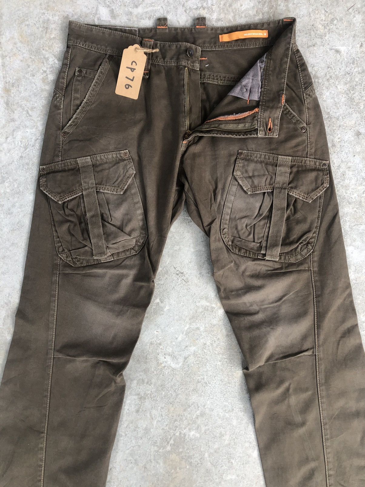 If Six Was Nine Japanese Edwin XV Flared Jeans Cargo Pants Size US 33 - 3 Thumbnail