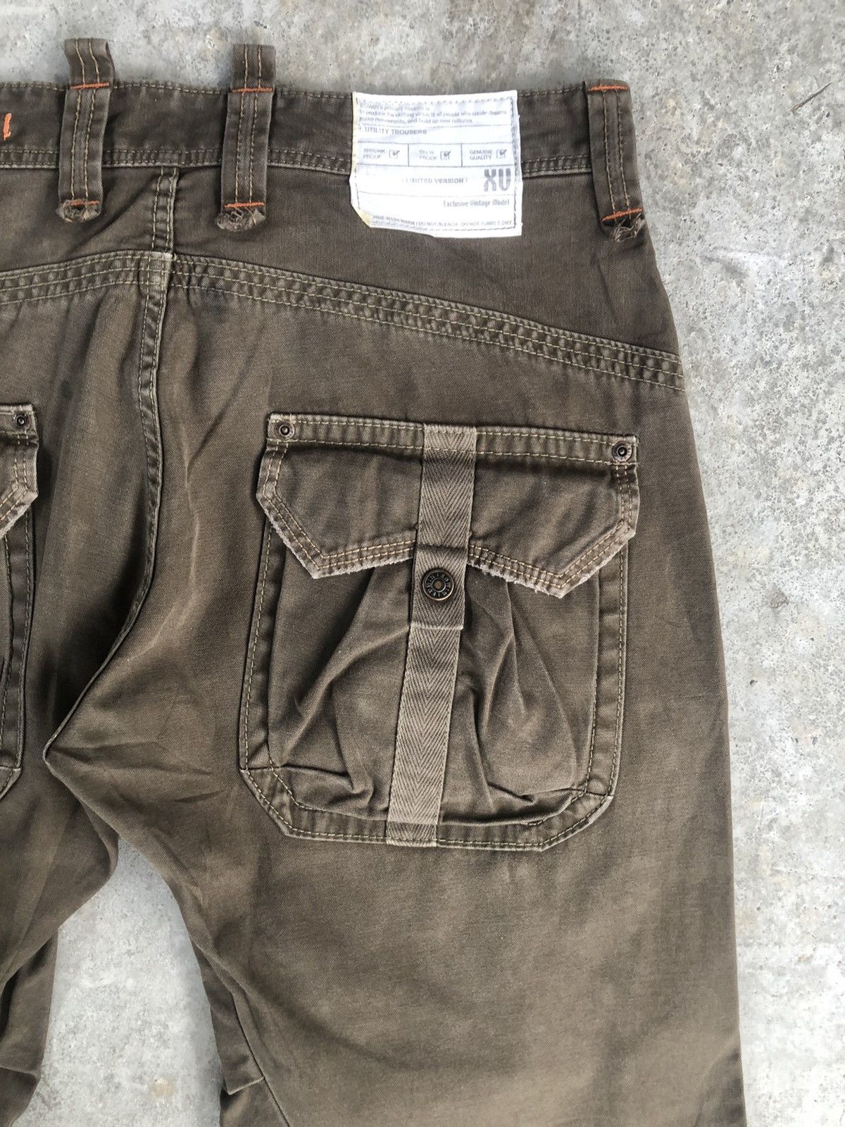 If Six Was Nine Japanese Edwin XV Flared Jeans Cargo Pants Size US 33 - 10 Thumbnail