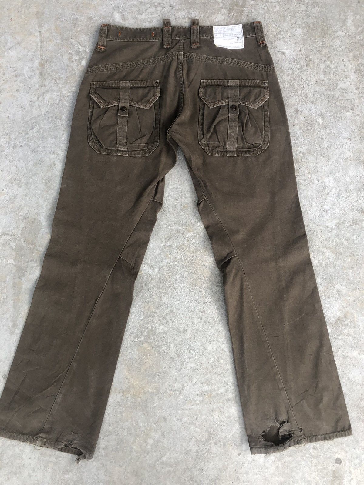 If Six Was Nine Japanese Edwin XV Flared Jeans Cargo Pants Size US 33 - 2 Thumbnail