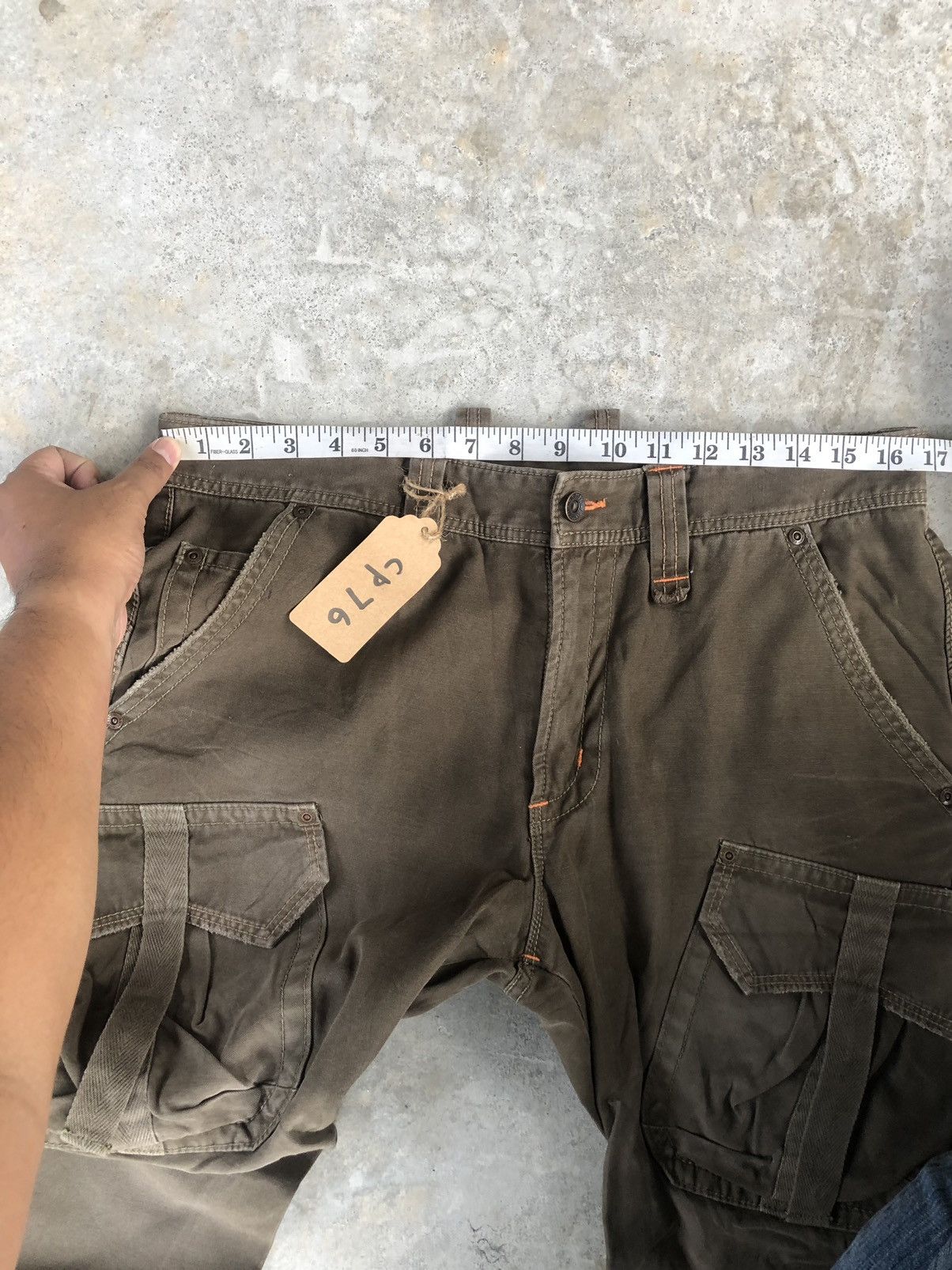 If Six Was Nine Japanese Edwin XV Flared Jeans Cargo Pants Size US 33 - 16 Thumbnail