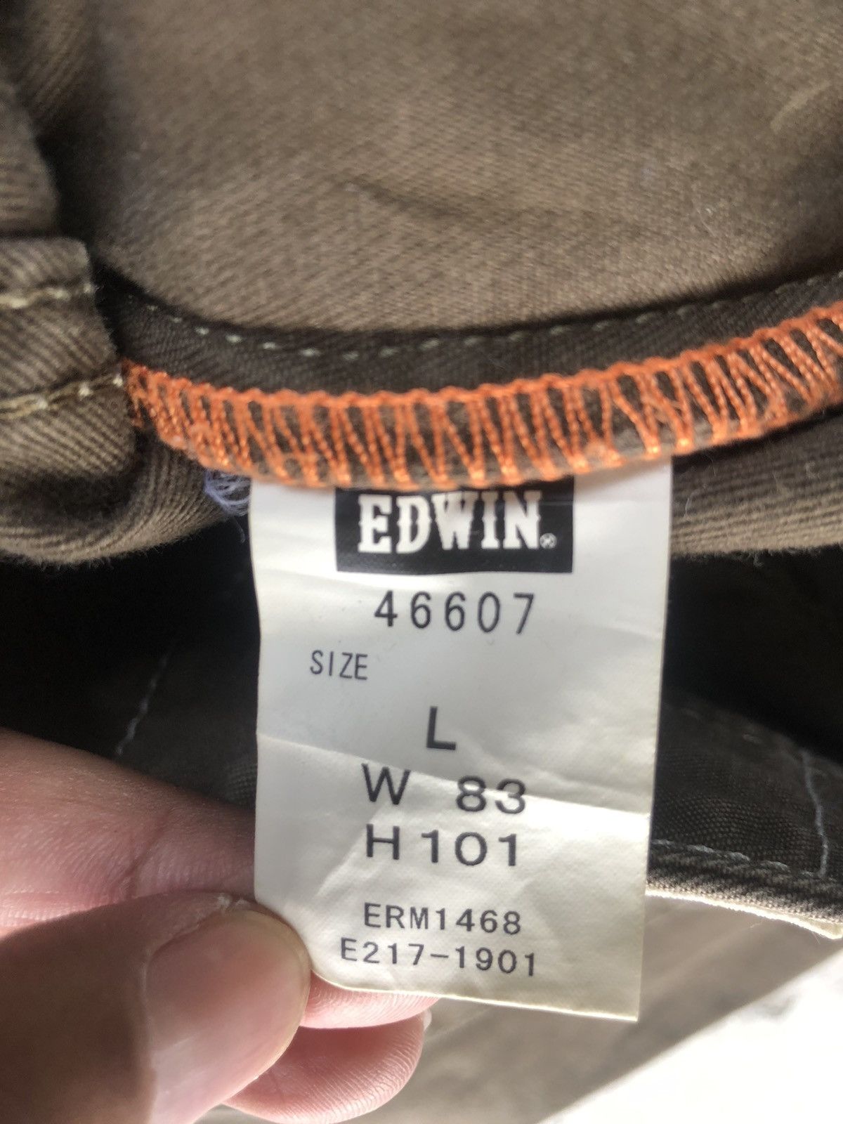 If Six Was Nine Japanese Edwin XV Flared Jeans Cargo Pants Size US 33 - 14 Thumbnail