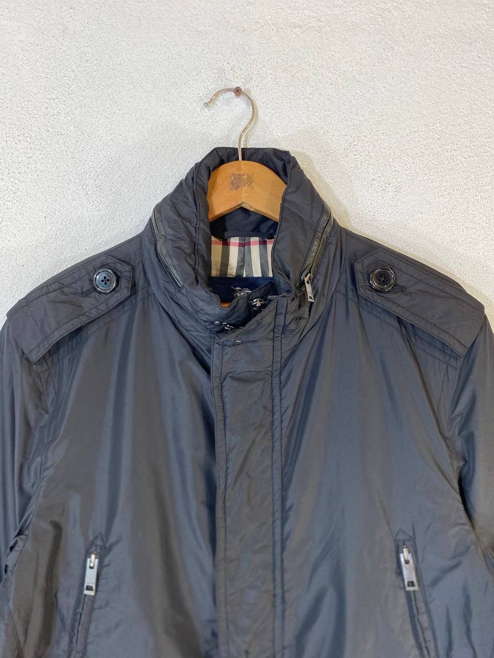 Burberry Burberry Long Jacket Checkered Lining Nice Design Size US L / EU 52-54 / 3 - 4 Thumbnail