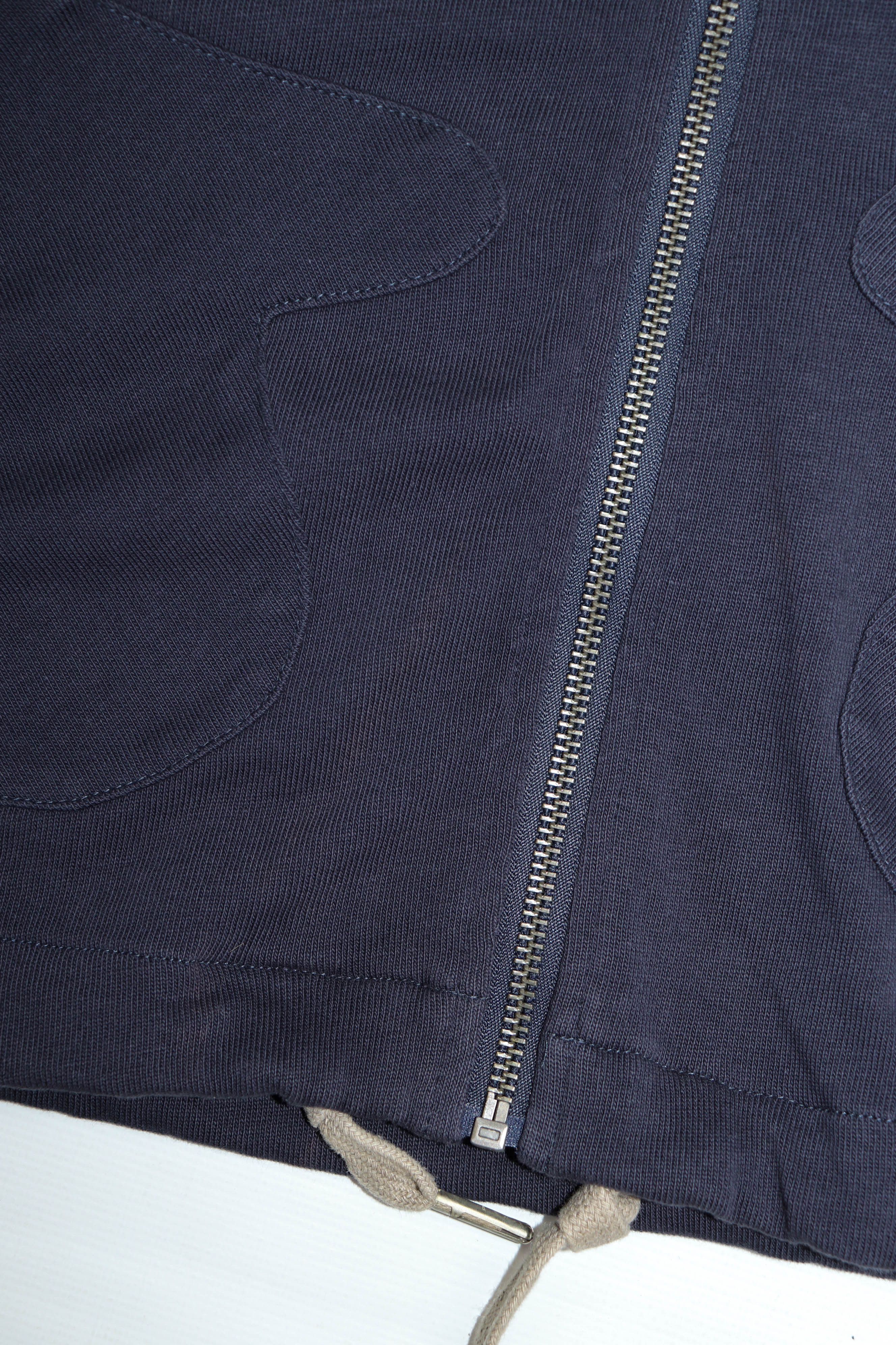 YMC YMC Gloves Pockets Sun Faded Navy Full Zip Cotton Cardigan Size US M / EU 48-50 / 2 - 8 Thumbnail
