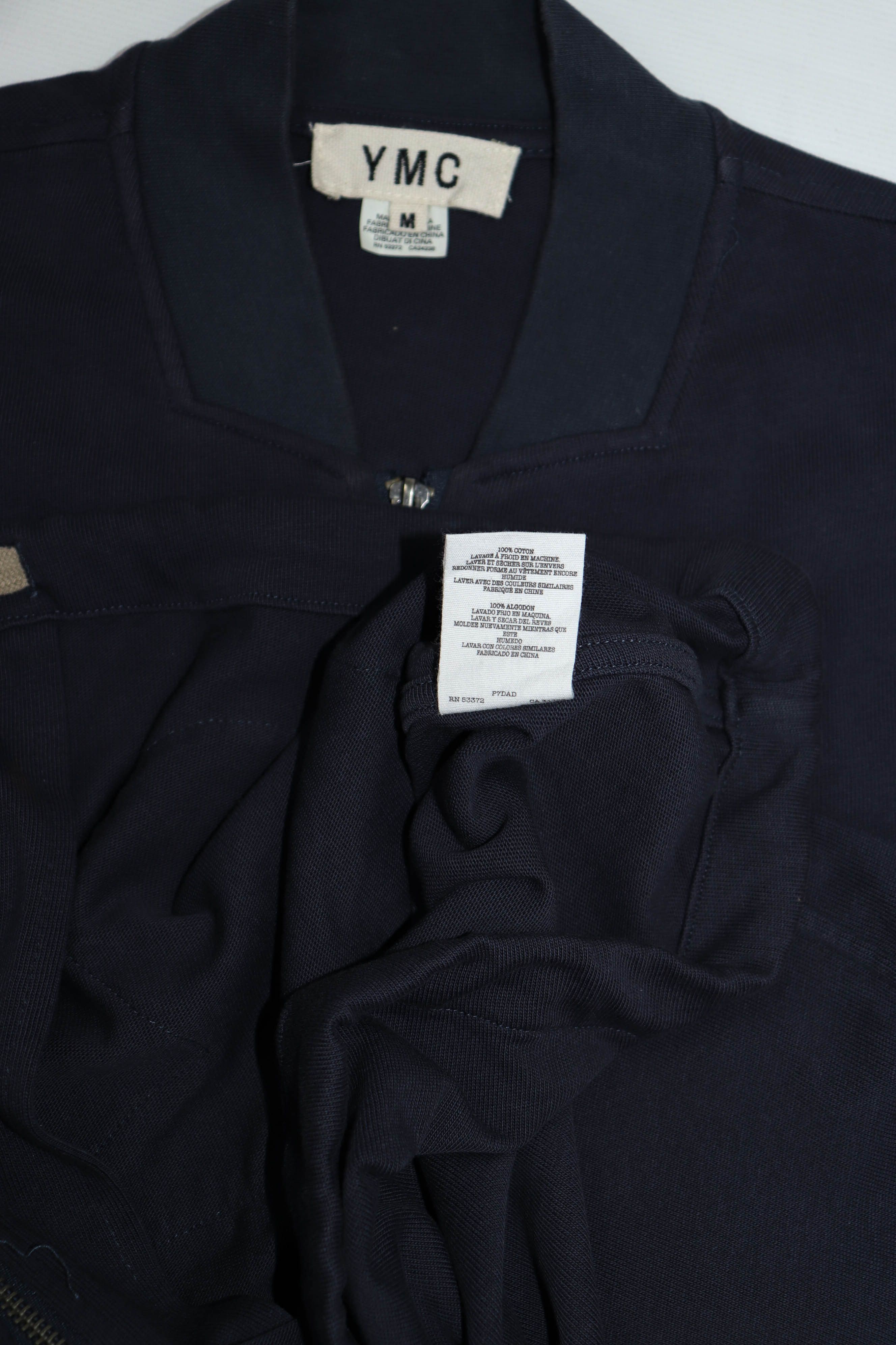 YMC YMC Gloves Pockets Sun Faded Navy Full Zip Cotton Cardigan Size US M / EU 48-50 / 2 - 12 Thumbnail