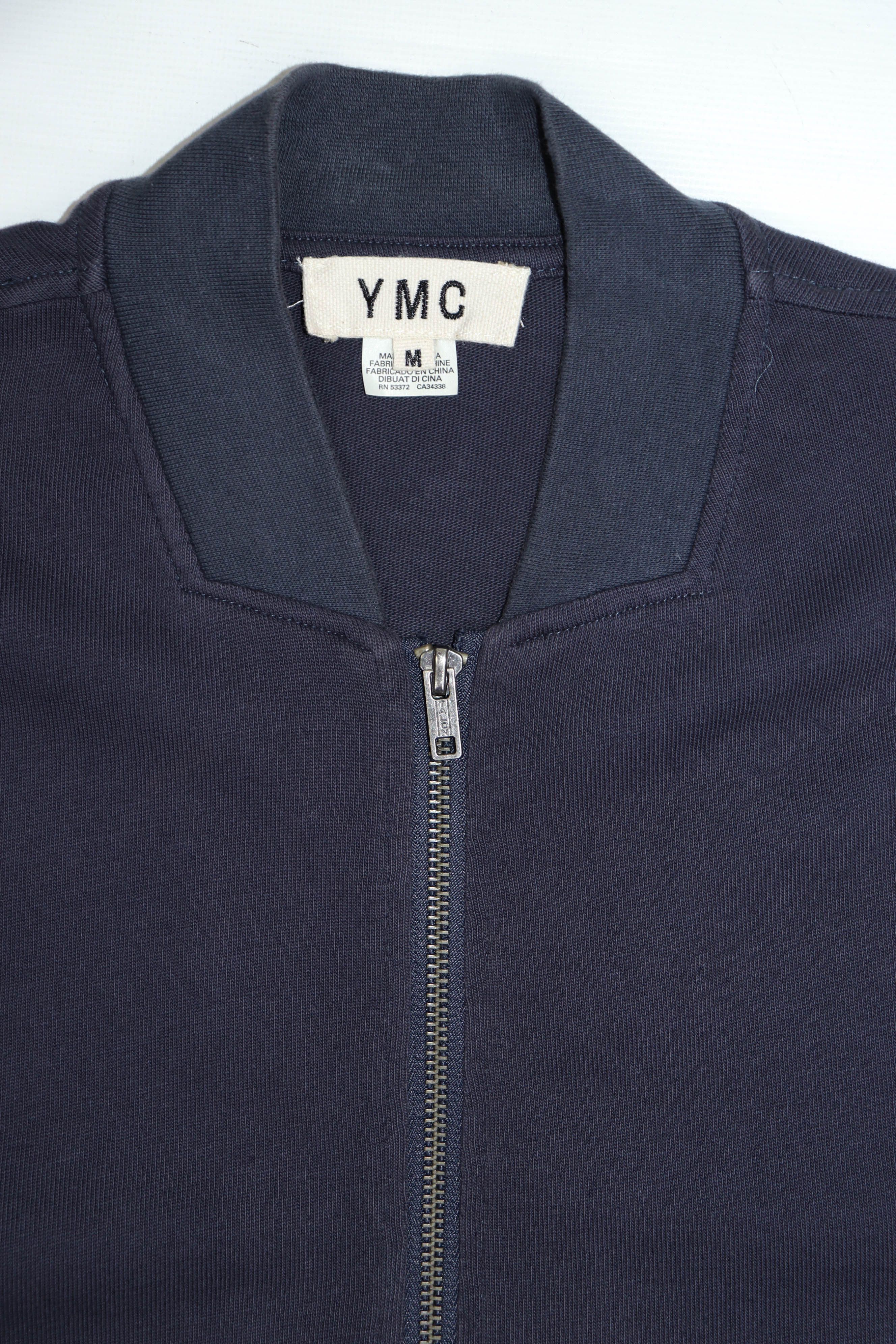 YMC YMC Gloves Pockets Sun Faded Navy Full Zip Cotton Cardigan Size US M / EU 48-50 / 2 - 9 Thumbnail