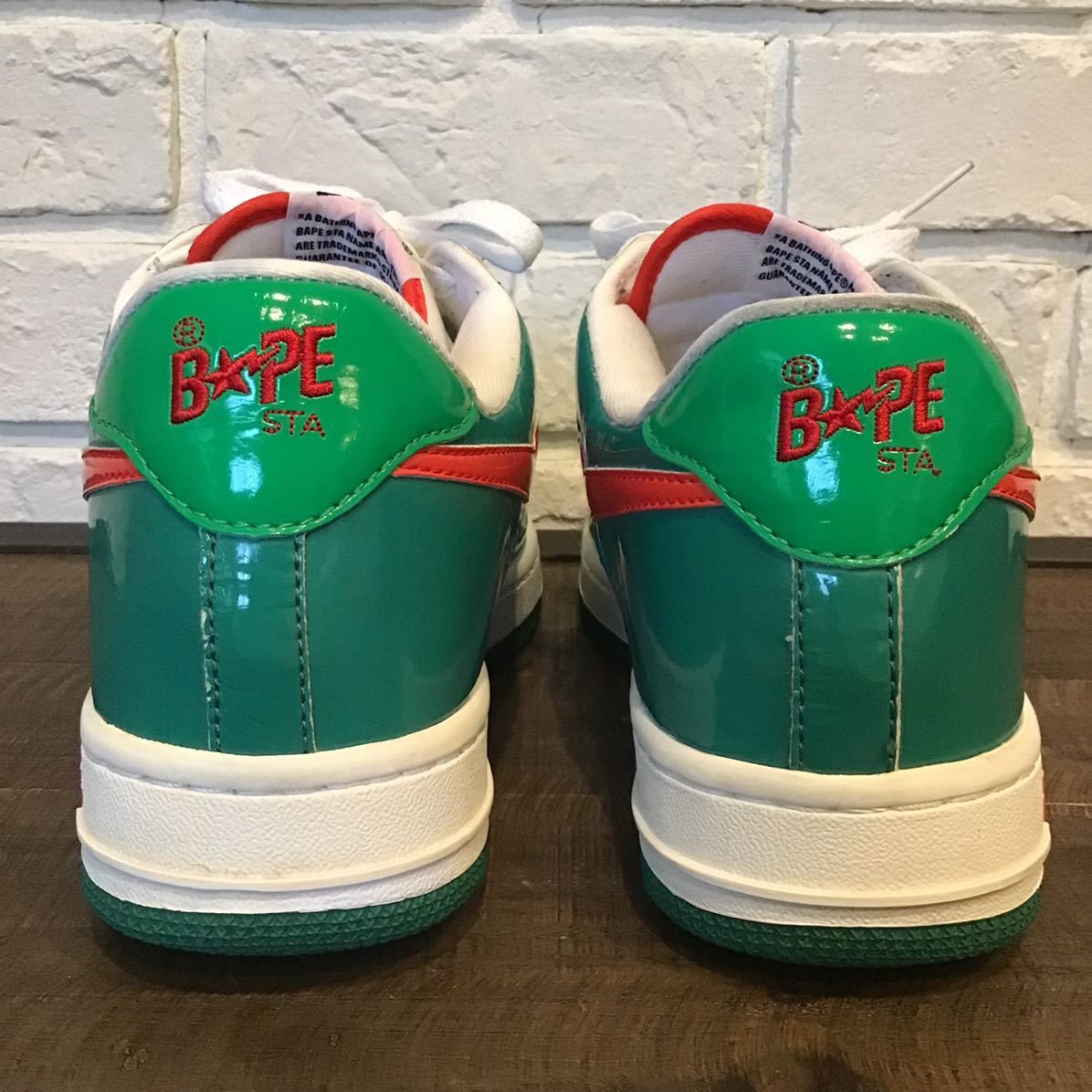 Bape 7up color BAPESTA Patent leather sneakers ape BAPE STA Size US 8 / EU 41 - 5 Thumbnail