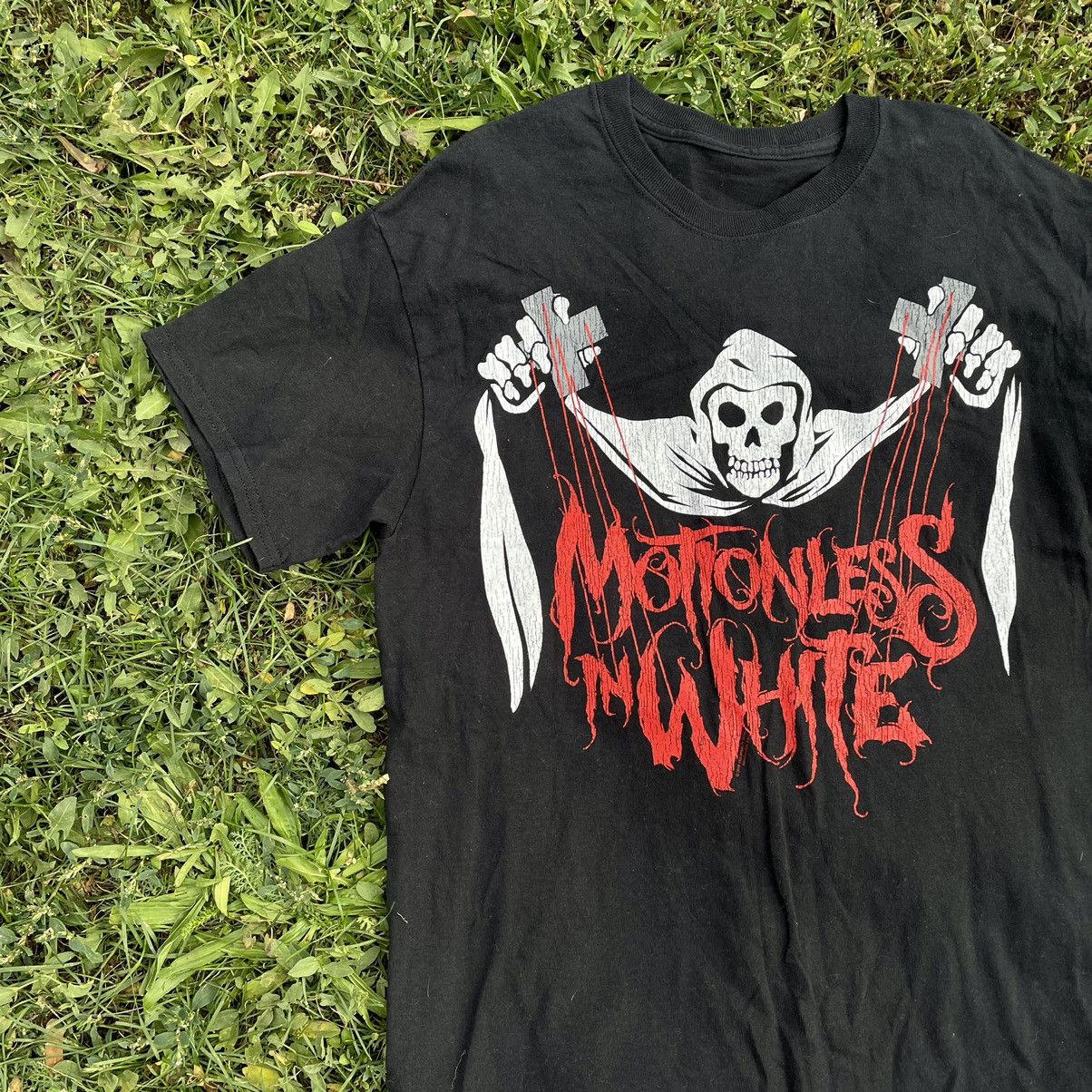 Vintage Vintage Y2K Horror Graphic Tee Skulls Devil Goth Punk Boxy M Size US M / EU 48-50 / 2 - 3 Thumbnail