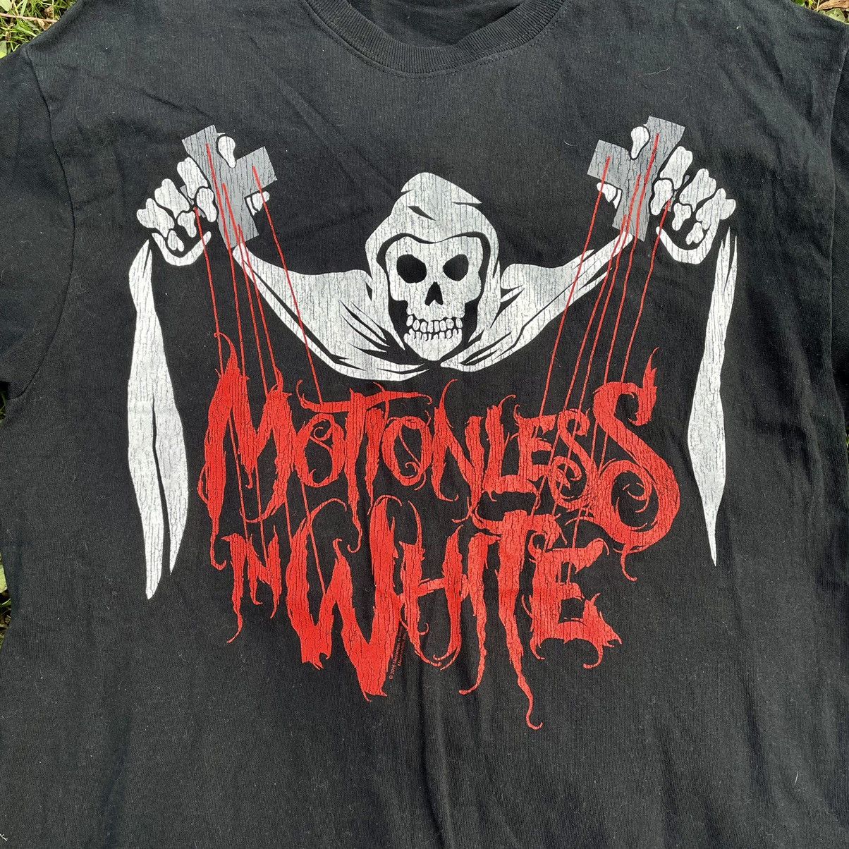 Vintage Vintage Y2K Horror Graphic Tee Skulls Devil Goth Punk Boxy M Size US M / EU 48-50 / 2 - 4 Thumbnail