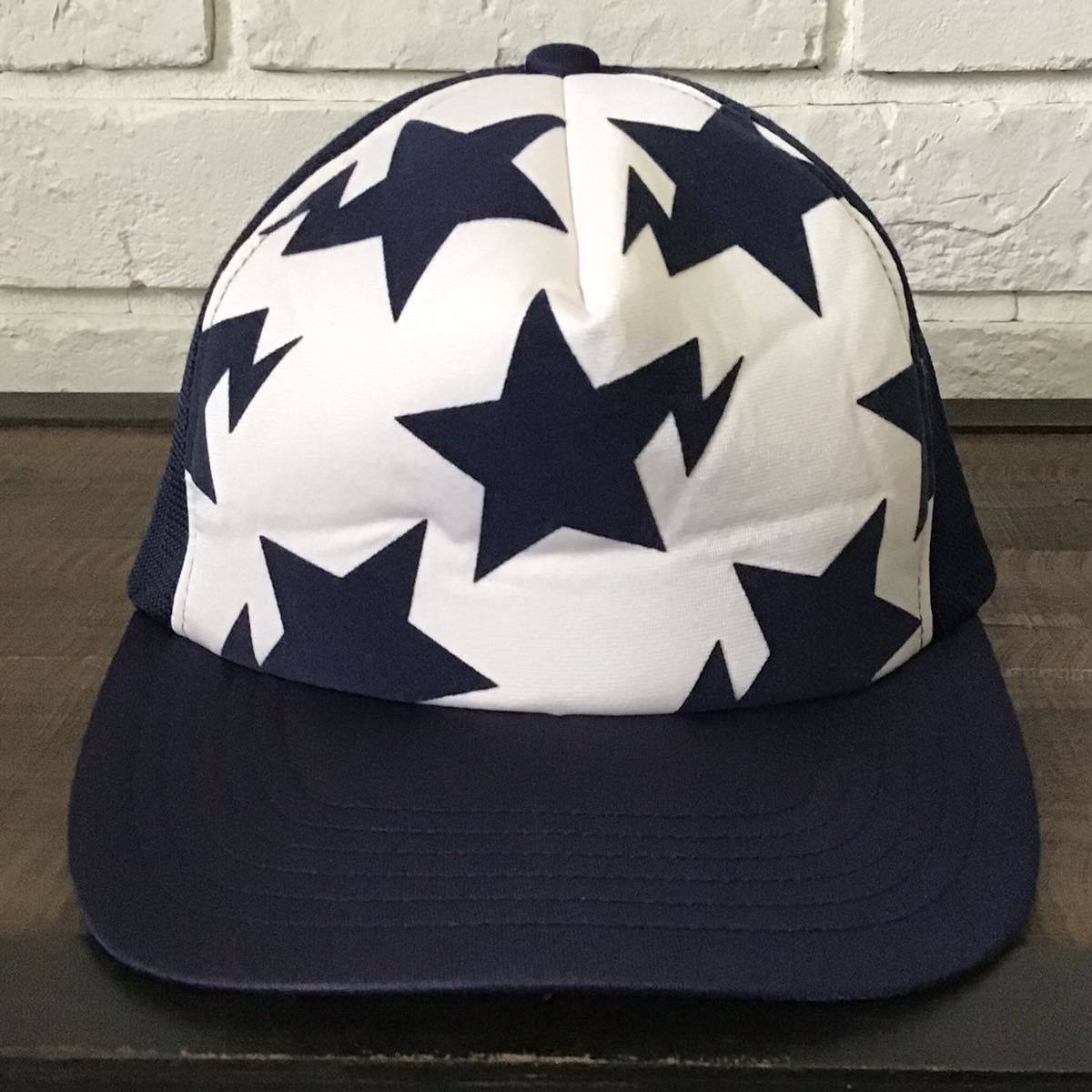 Bape BAPE STA logo trucker hat cap a bathing ape STAR Size ONE SIZE - 1 Thumbnail