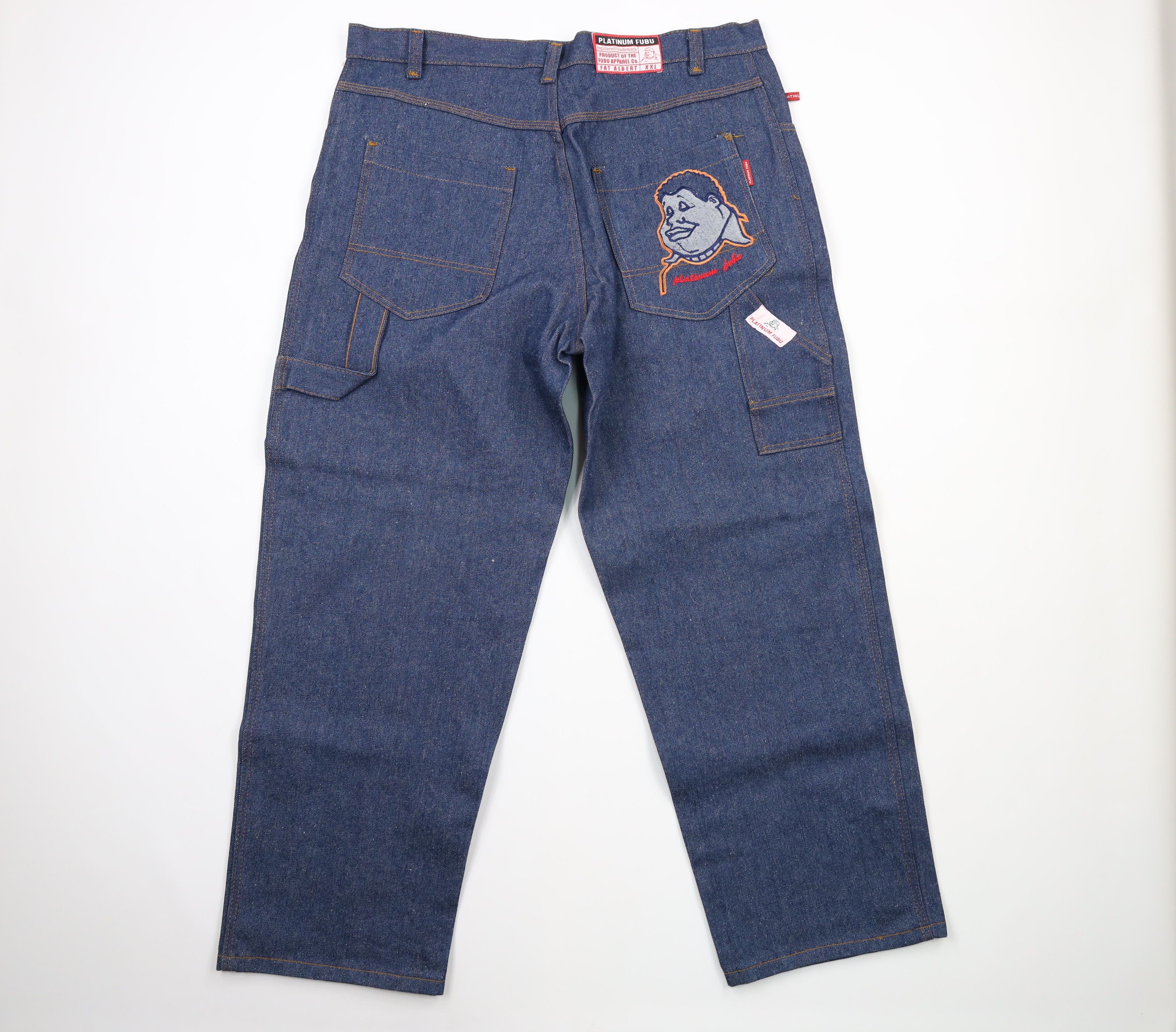 Fubu × Vintage Vintage 90s FUBU Fat Albert Baggy Loose Fit Wide Leg Jeans Size US 40 / EU 56 - 7 Thumbnail