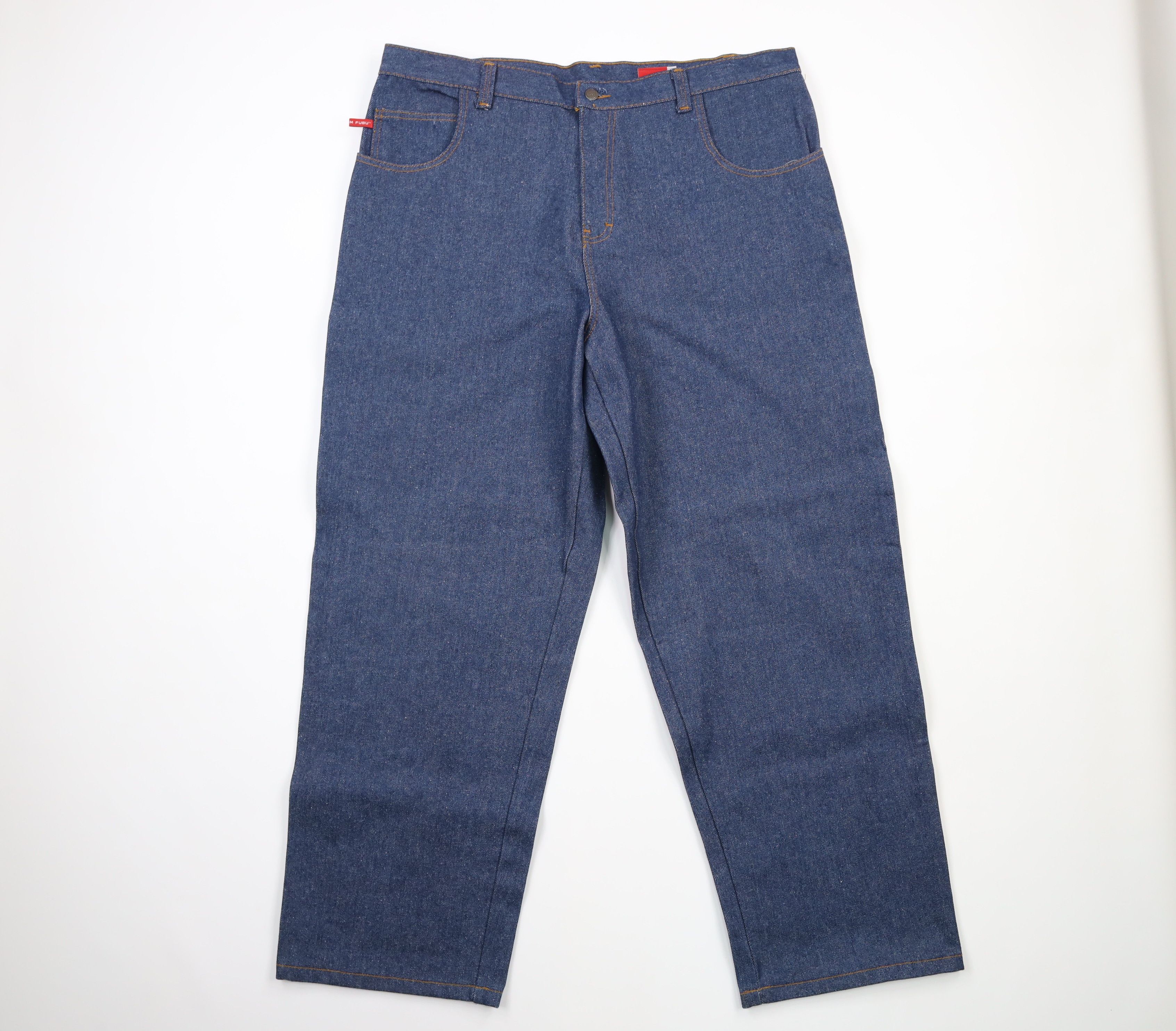 Fubu × Vintage Vintage 90s FUBU Fat Albert Baggy Loose Fit Wide Leg Jeans Size US 40 / EU 56 - 1 Thumbnail