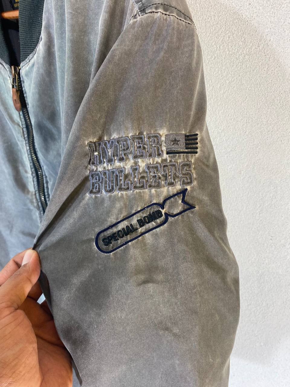 Vintage Vintage Bombers Jacket Faded Design Embroided logo Size US M / EU 48-50 / 2 - 5 Thumbnail