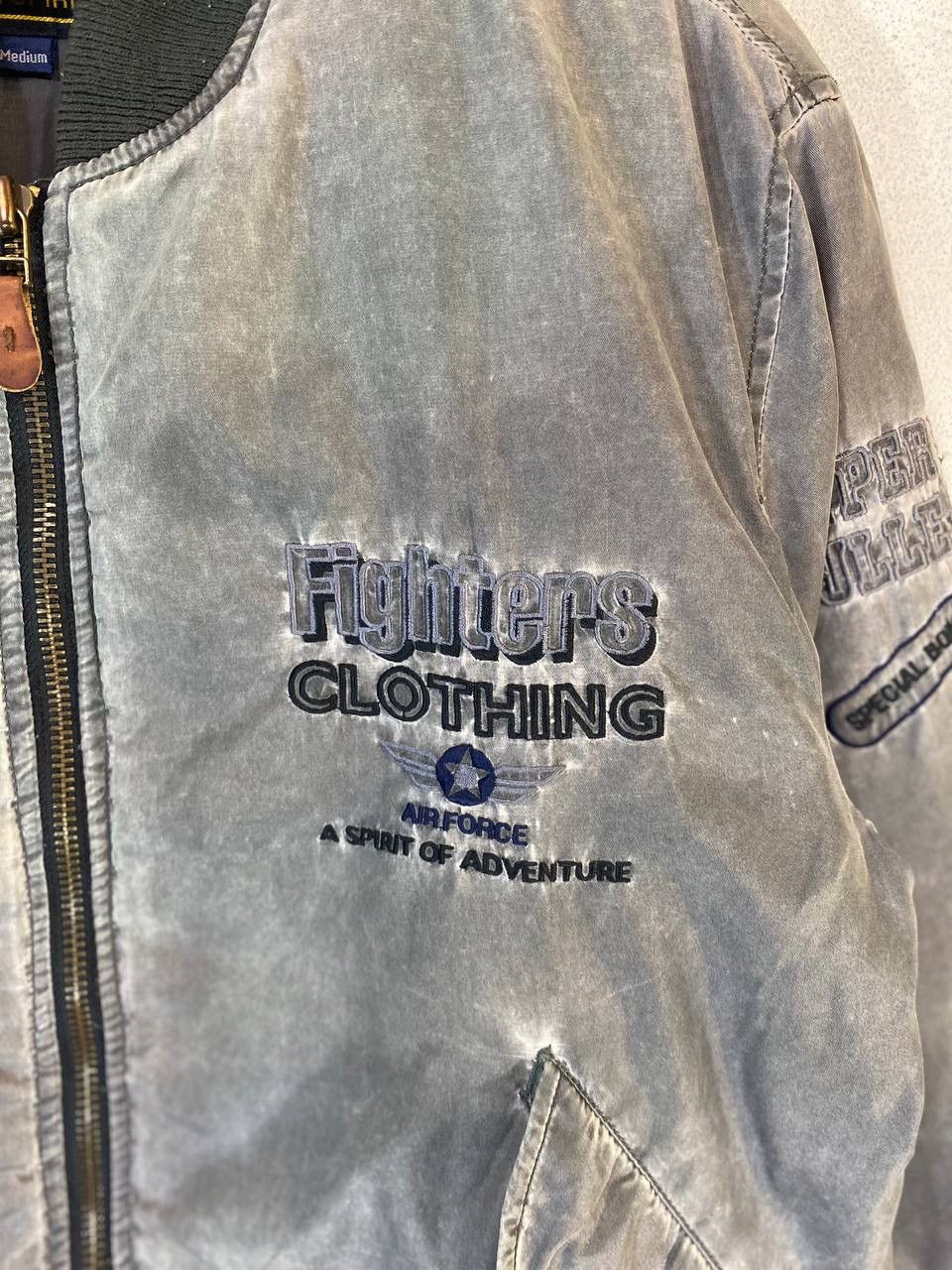 Vintage Vintage Bombers Jacket Faded Design Embroided logo Size US M / EU 48-50 / 2 - 4 Thumbnail