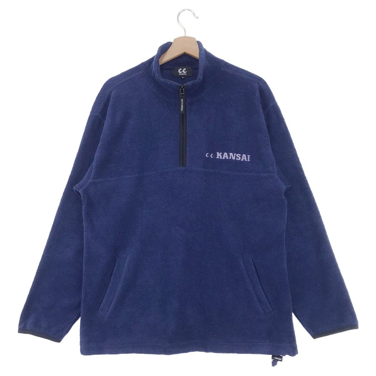 Designer × Kansai Yamamoto × Vintage 90’s Kansai Yamamoto Lively Clothes Fleece Size US M / EU 48-50 / 2 - 2 Thumbnail