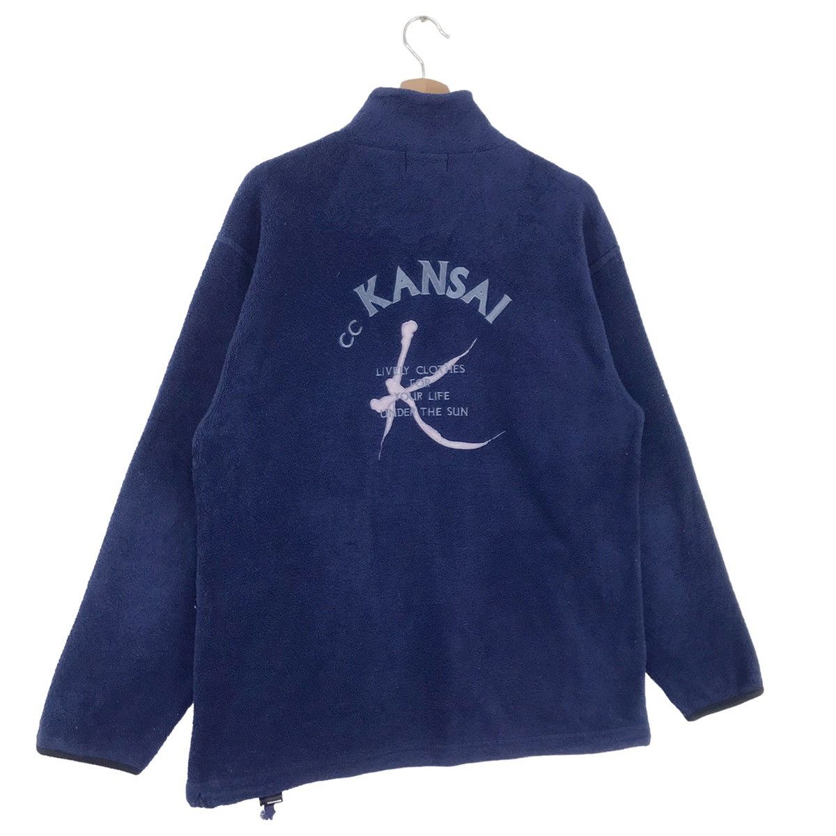 Designer × Kansai Yamamoto × Vintage 90’s Kansai Yamamoto Lively Clothes Fleece Size US M / EU 48-50 / 2 - 5 Thumbnail