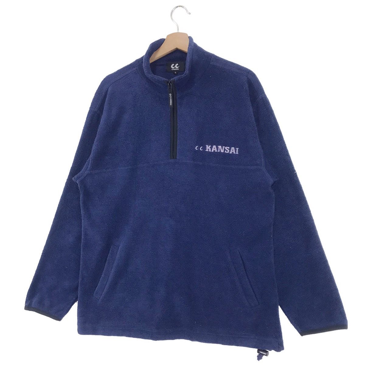 Designer × Kansai Yamamoto × Vintage 90’s Kansai Yamamoto Lively Clothes Fleece Size US M / EU 48-50 / 2 - 3 Thumbnail