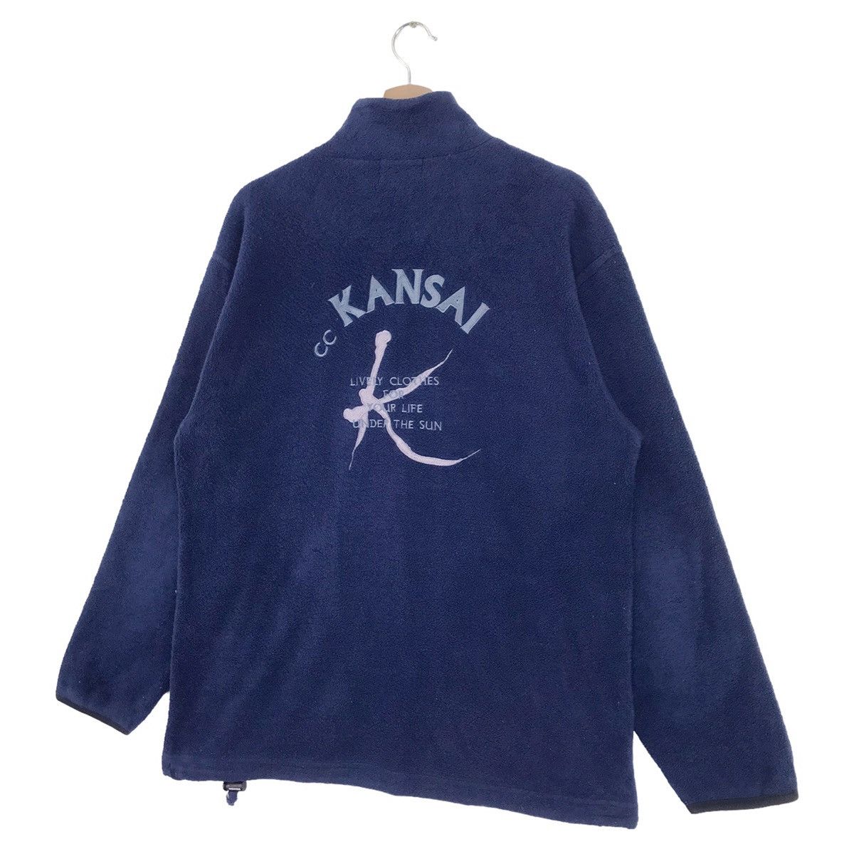 Designer × Kansai Yamamoto × Vintage 90’s Kansai Yamamoto Lively Clothes Fleece Size US M / EU 48-50 / 2 - 4 Thumbnail