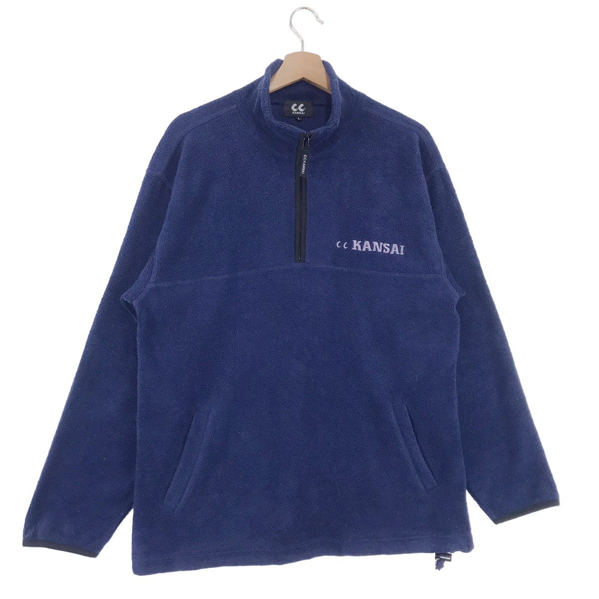 Designer × Kansai Yamamoto × Vintage 90’s Kansai Yamamoto Lively Clothes Fleece Size US M / EU 48-50 / 2 - 6 Thumbnail