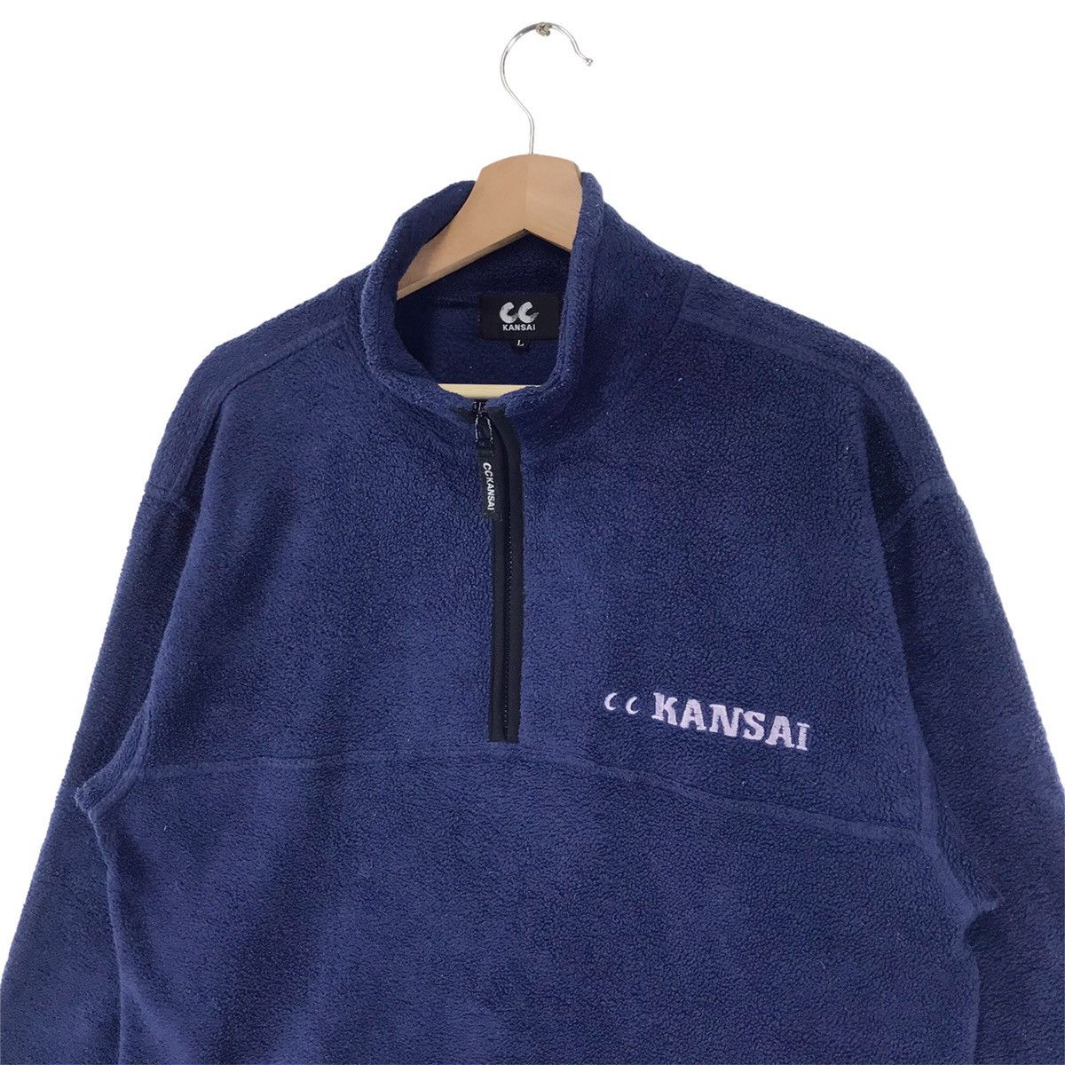 Designer × Kansai Yamamoto × Vintage 90’s Kansai Yamamoto Lively Clothes Fleece Size US M / EU 48-50 / 2 - 8 Thumbnail