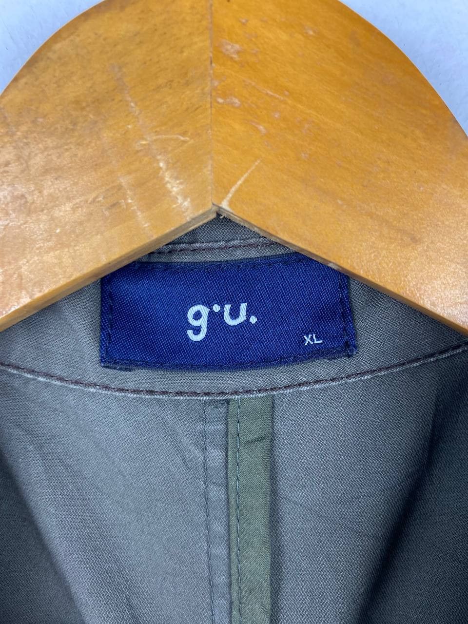 GU × Japanese Brand gu japanese rbands green army jacket nice design Size XL / US 12-14 / IT 48-50 - 5 Thumbnail