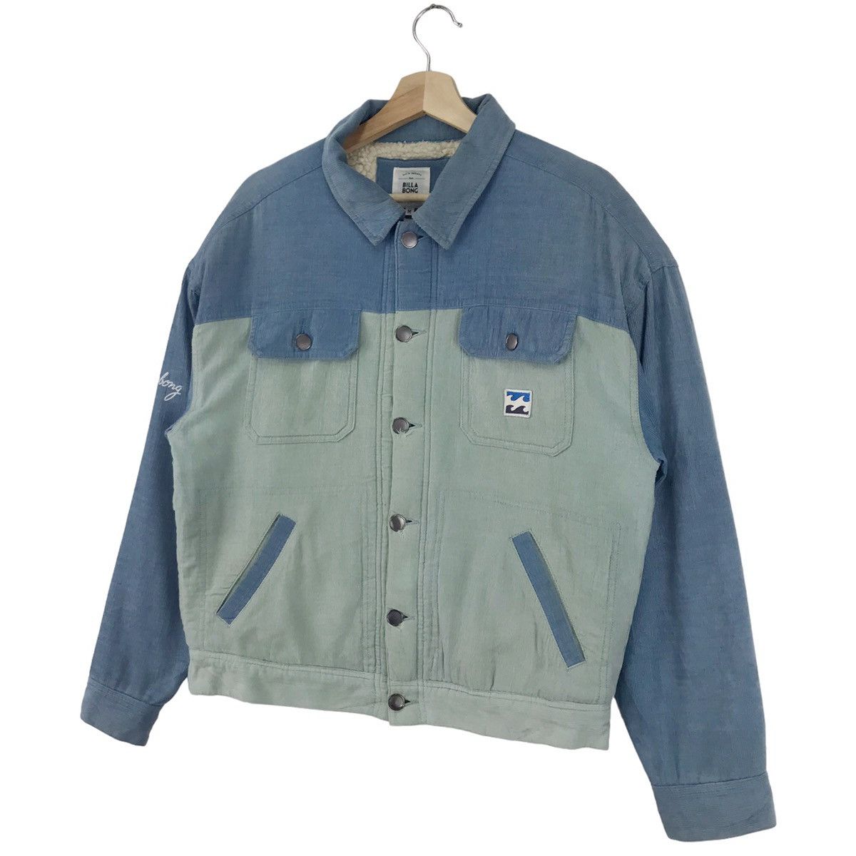 Billabong × Vintage Billabong Sherpa Corduroy Jacket Size US M / EU 48-50 / 2 - 2 Thumbnail
