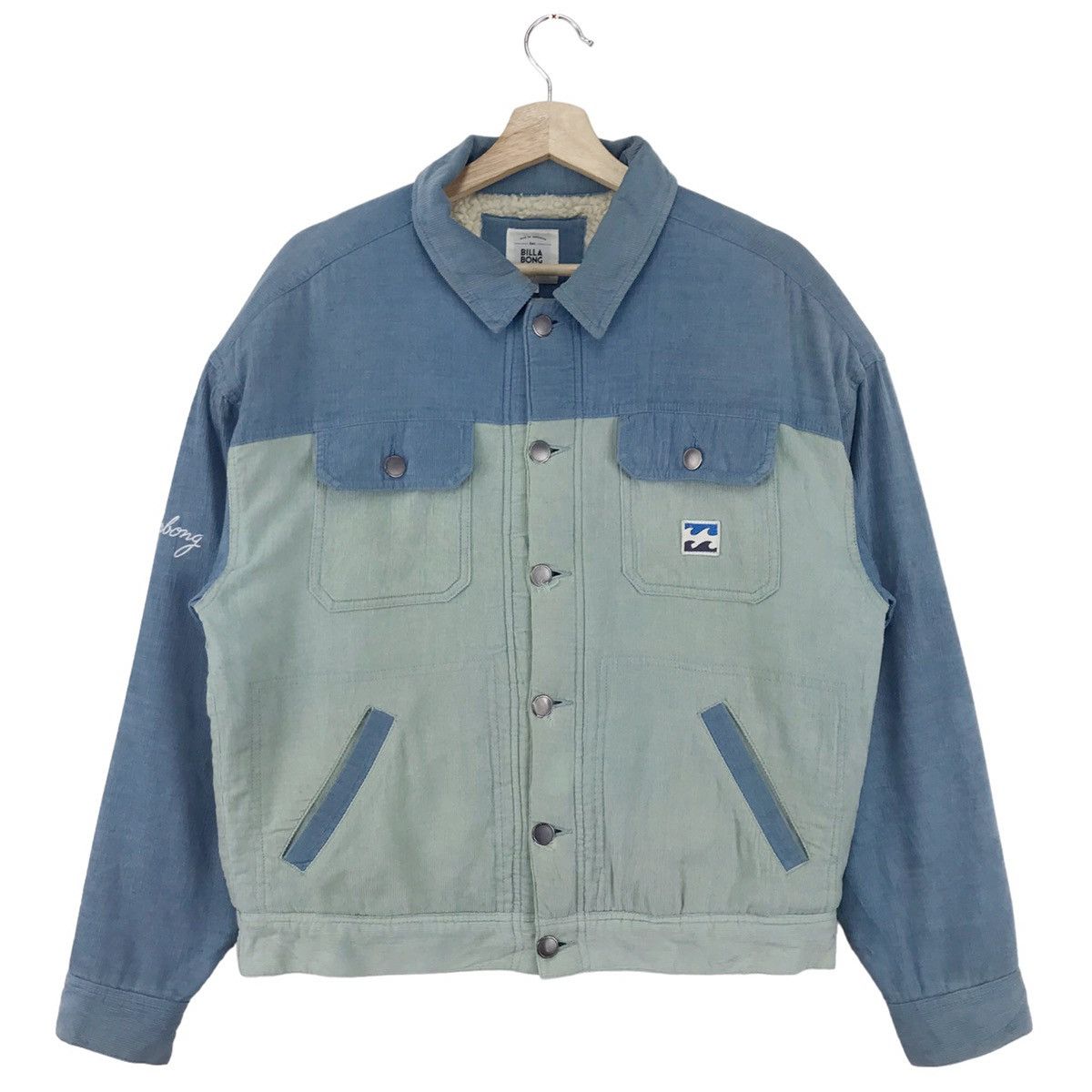 Billabong × Vintage Billabong Sherpa Corduroy Jacket Size US M / EU 48-50 / 2 - 1 Thumbnail