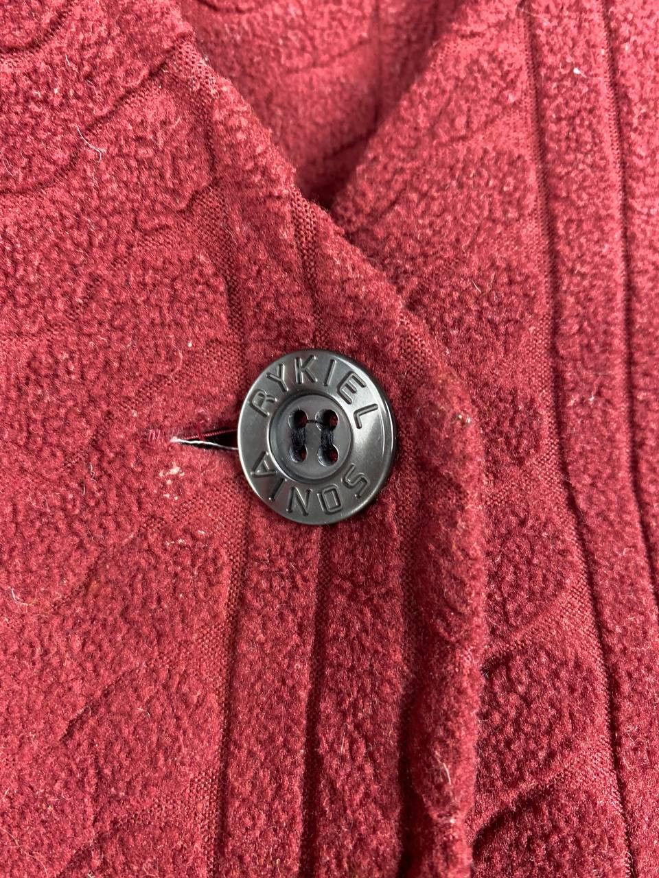 Sonia Rykiel Vintage Rare Sonia Rykiel Maroon Vest Nice Design Size US M / EU 48-50 / 2 - 4 Thumbnail
